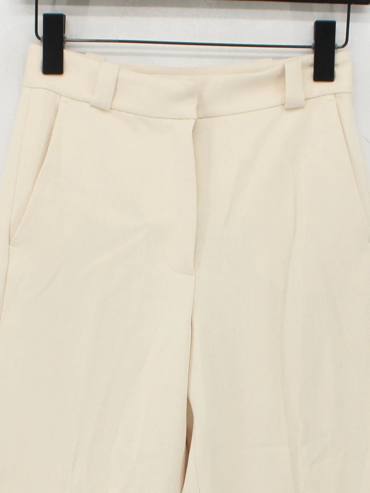 & Other Stories Women's Trousers UK 6 Cream Polyester - Image 3