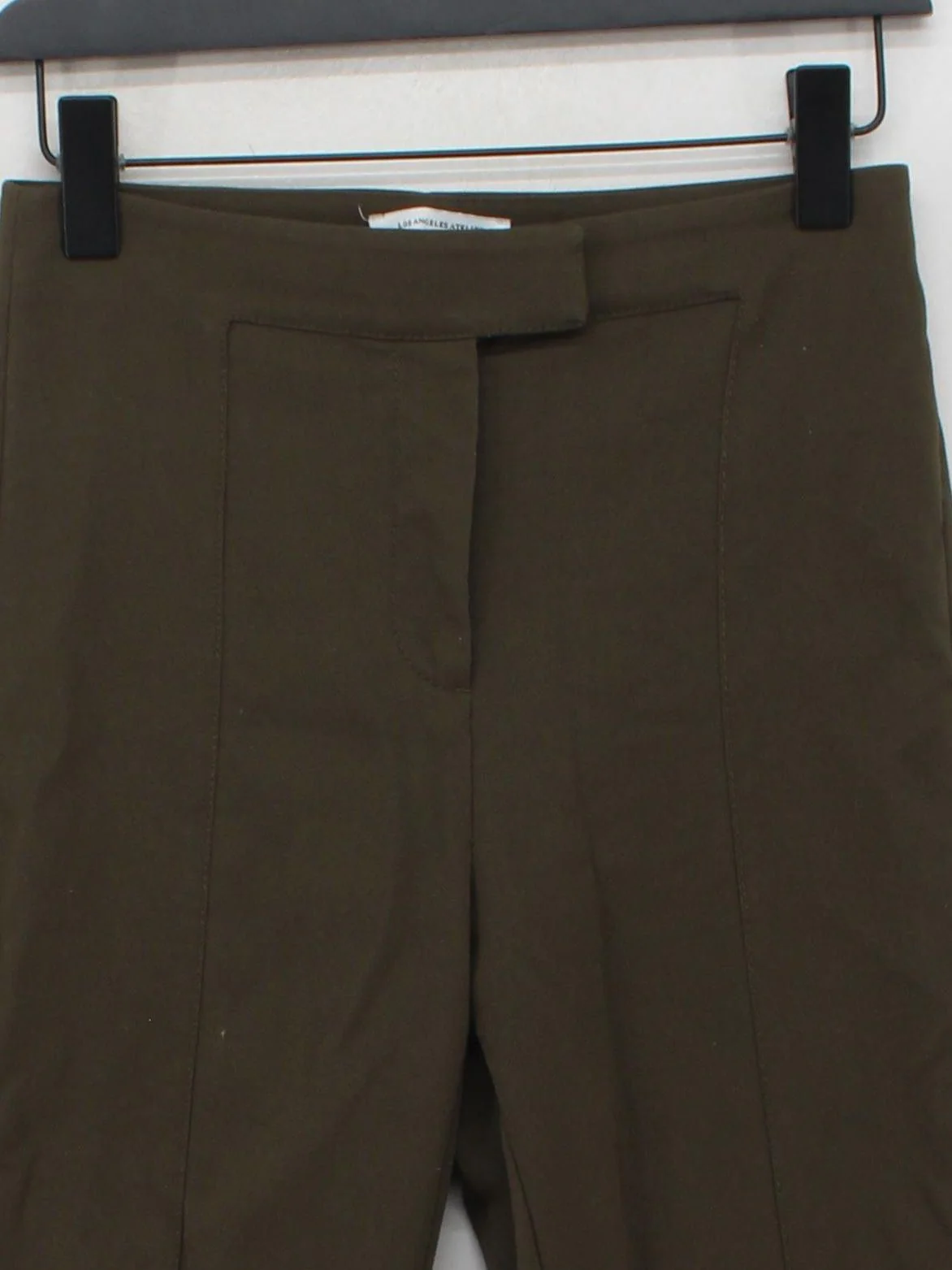 & Other Stories Women's Trousers UK 6 Green Polyester - Image 3