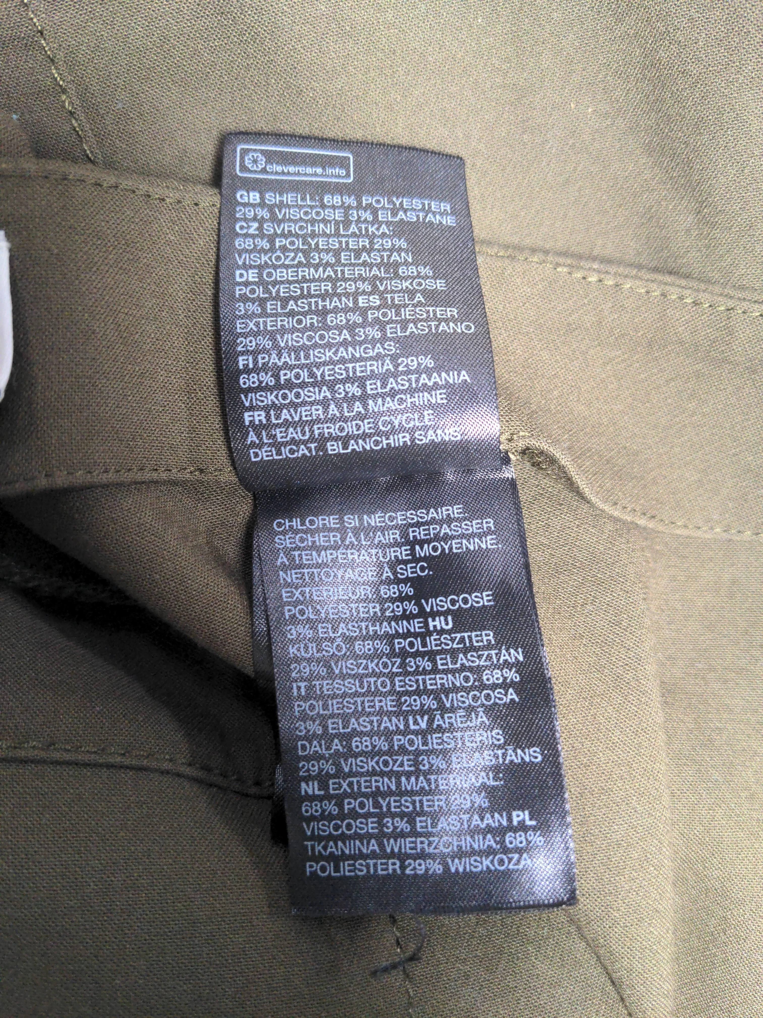 & Other Stories Women's Trousers UK 6 Green Polyester - Image 6
