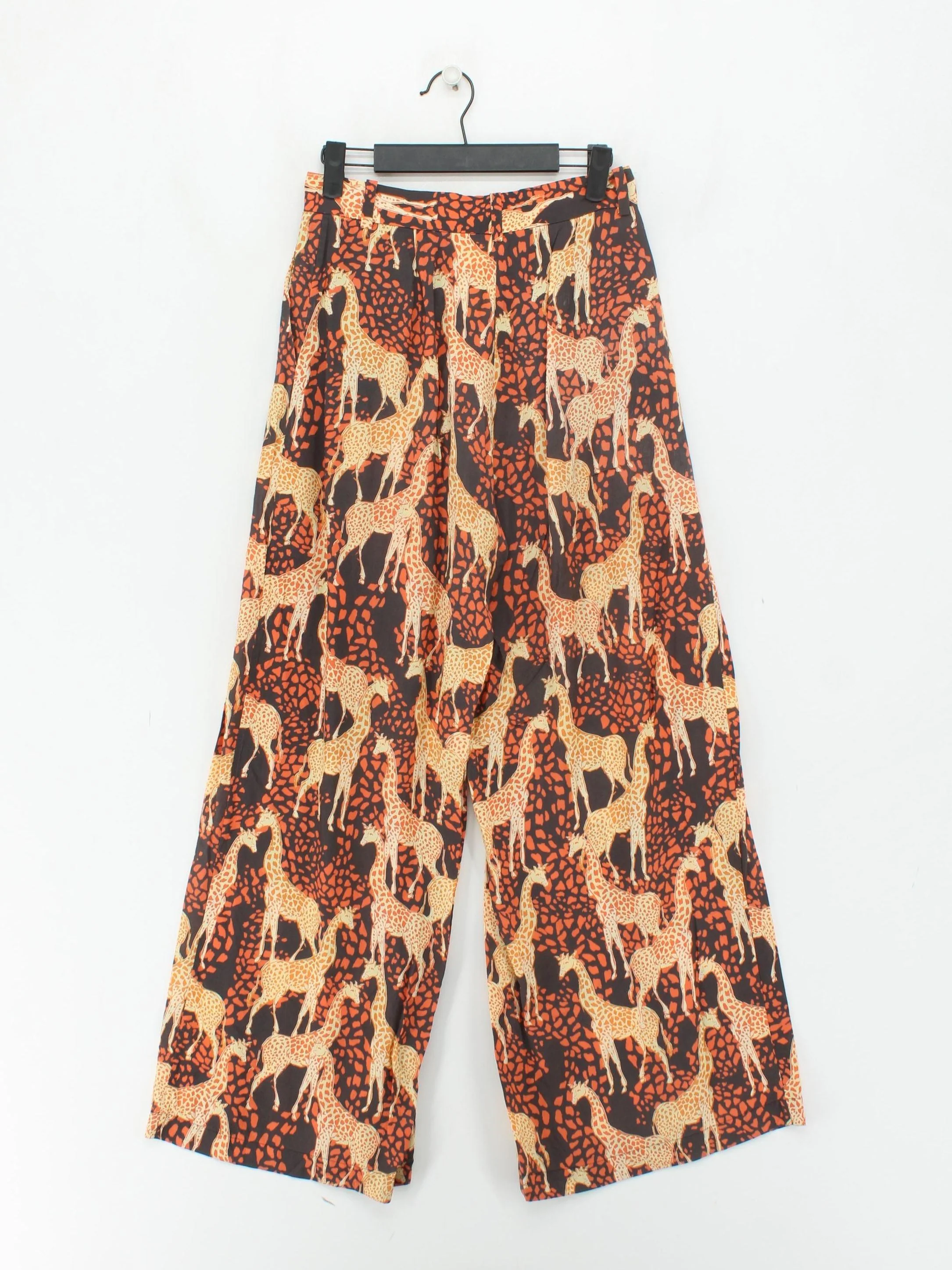 & Other Stories Women's Trousers UK 6 Orange Lyocell Modal with Viscose Chino - Image 2