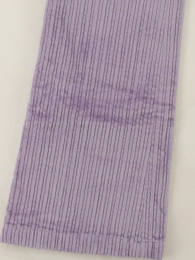 & Other Stories Women's Trousers UK 6 Purple Cotton with Elastane Flared Chino - Image 4