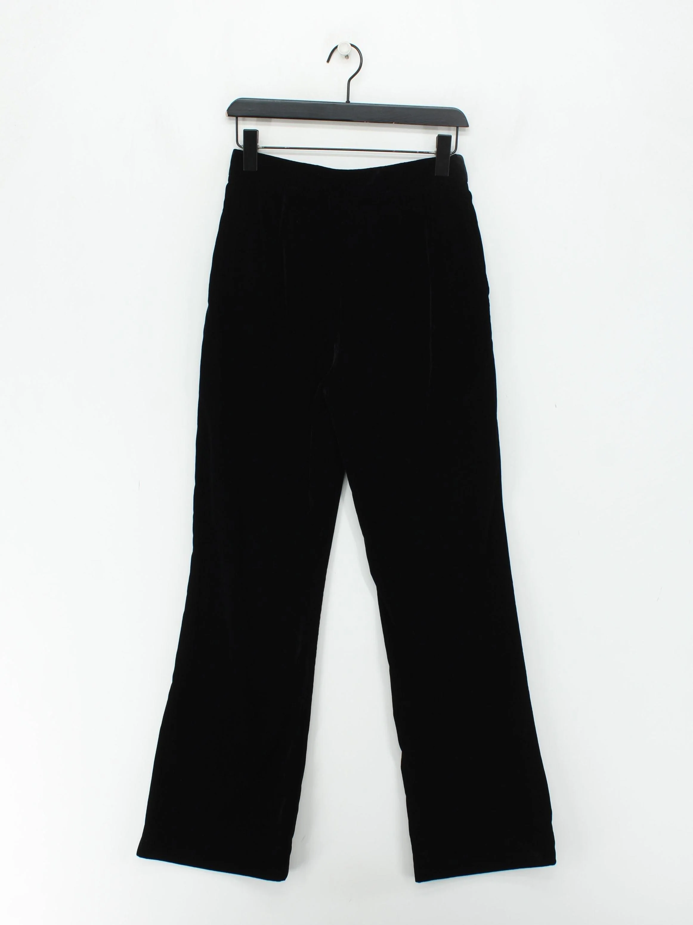 & Other Stories Women's Trousers UK 8 Black 100% Polyester Wide-Leg Chino - Image 2
