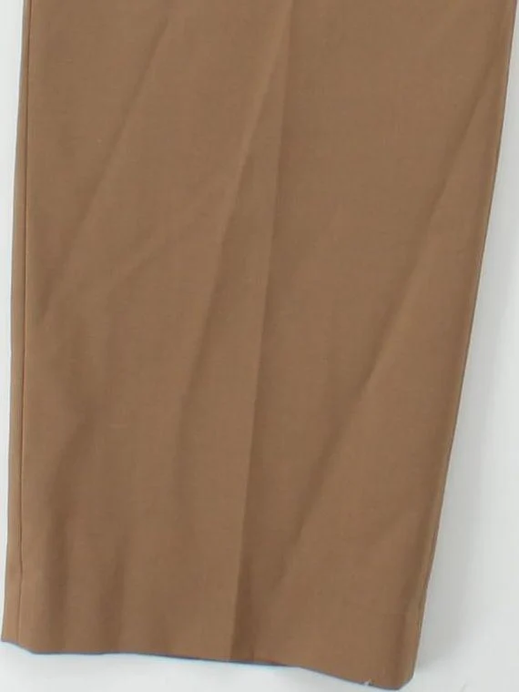 & Other Stories Women's Trousers UK 8 Brown Polyester with Wool, Elastane Chino - Image 4