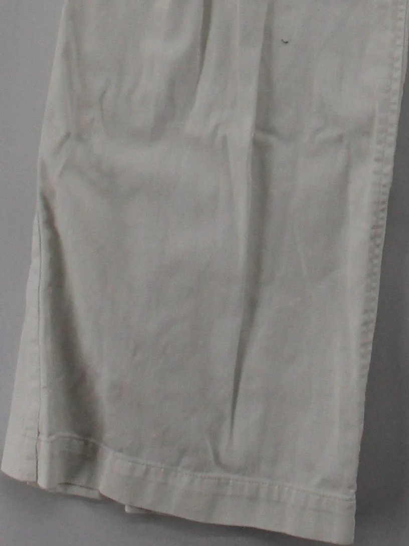 & Other Stories Women's Trousers UK 8 White 100% Cotton Wide-Leg Chino - Image 4