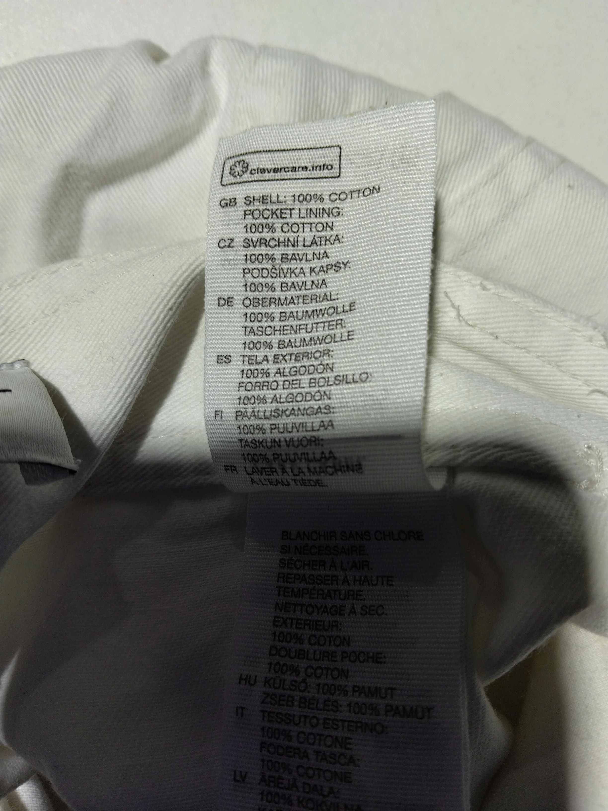 & Other Stories Women's Trousers UK 8 White 100% Cotton Wide-Leg Chino - Image 6