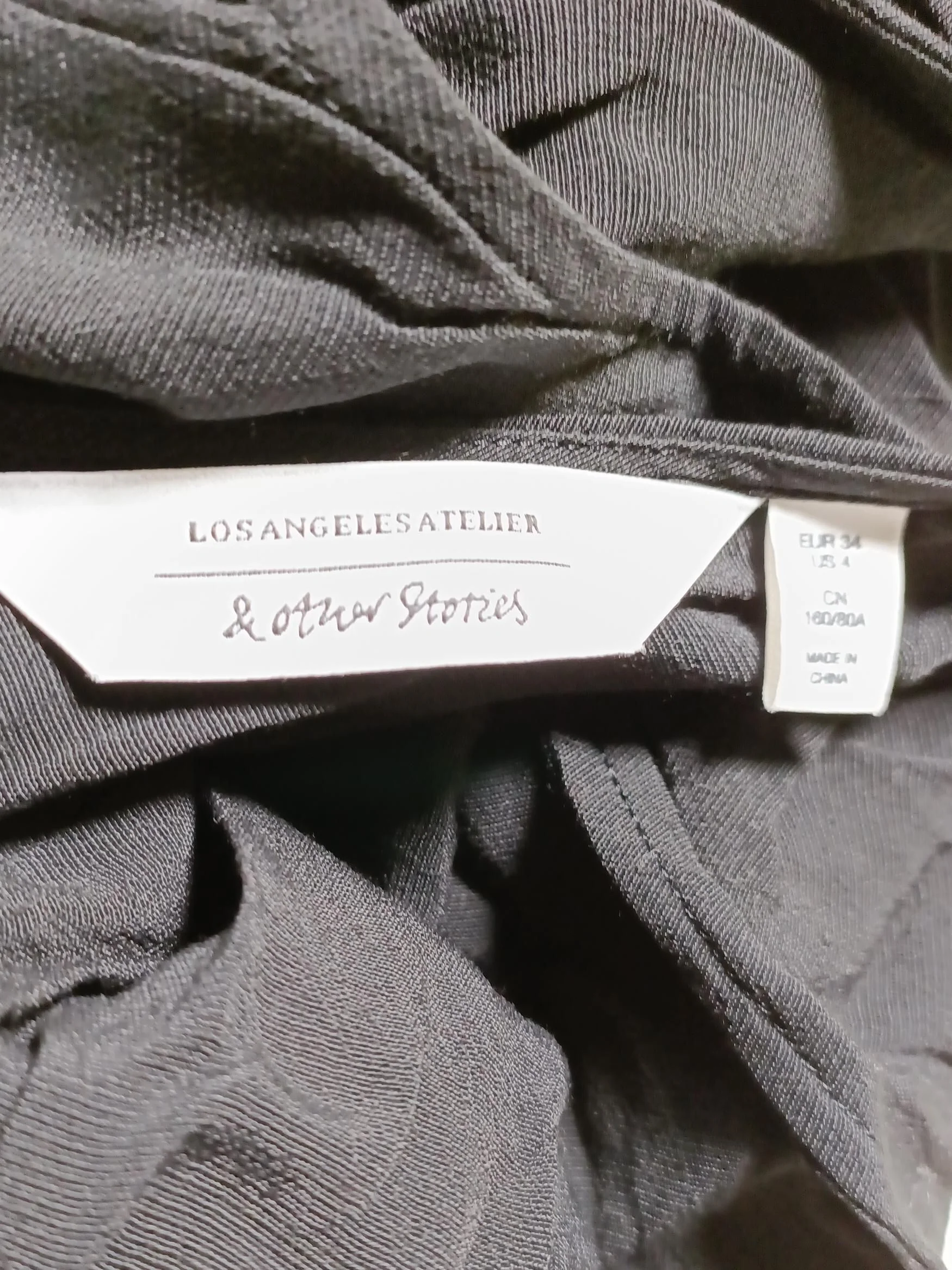 & Other Stories Wrap Maxi Dress UK6 in Black - Image 5