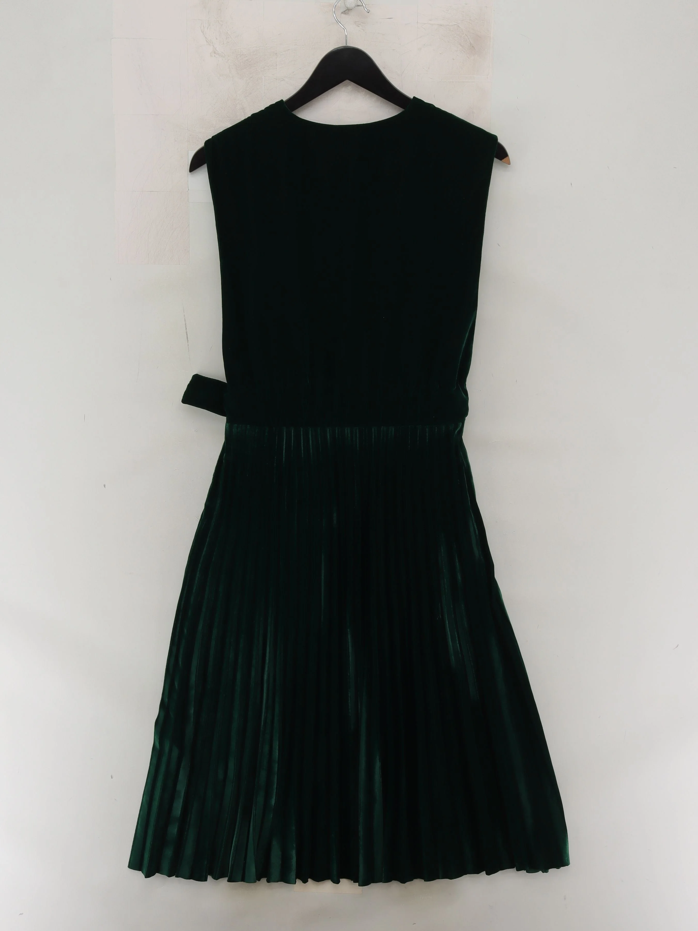 & Other Stories Wrap Midi Dress in Green - Image 2