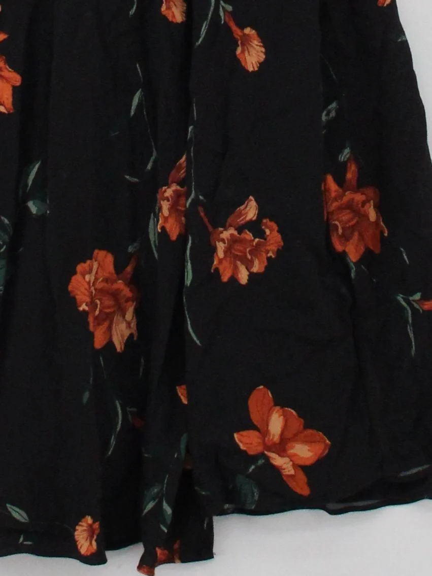 & Other Stories Wrap Midi Dress UK10 in Black - Image 4