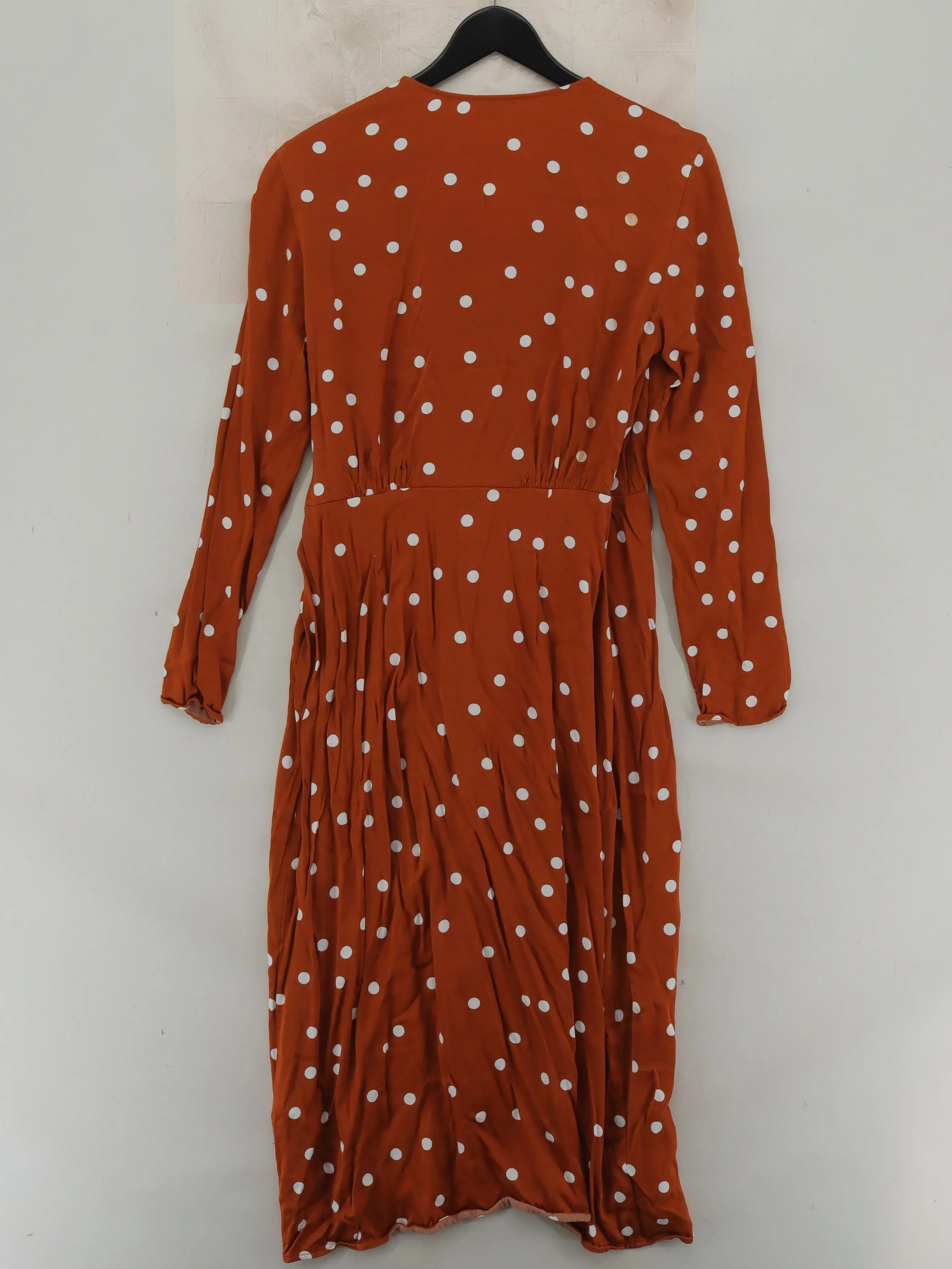 & Other Stories Wrap Midi Dress UK10 in Tan - Image 2