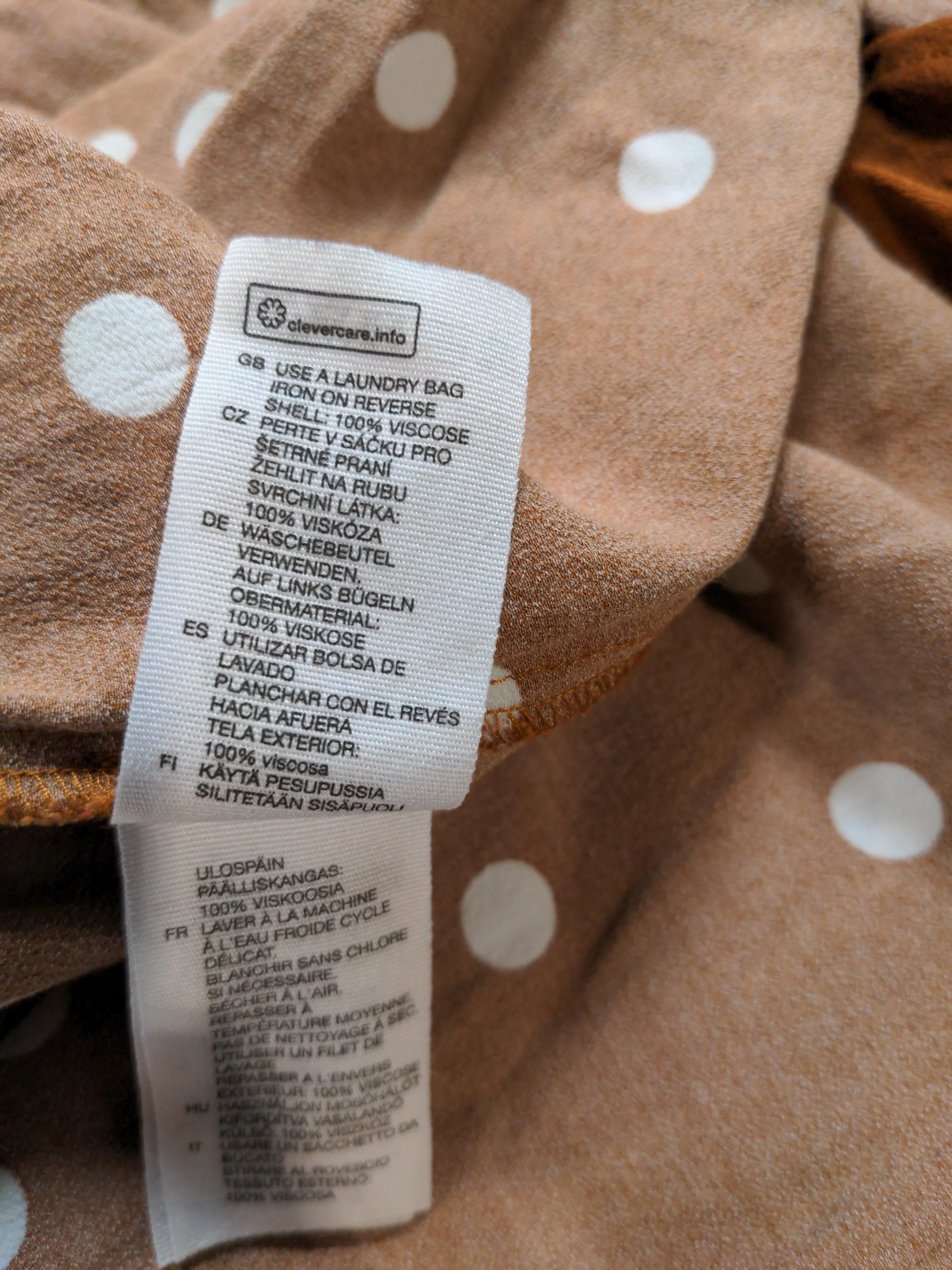 & Other Stories Wrap Midi Dress UK10 in Tan - Image 6