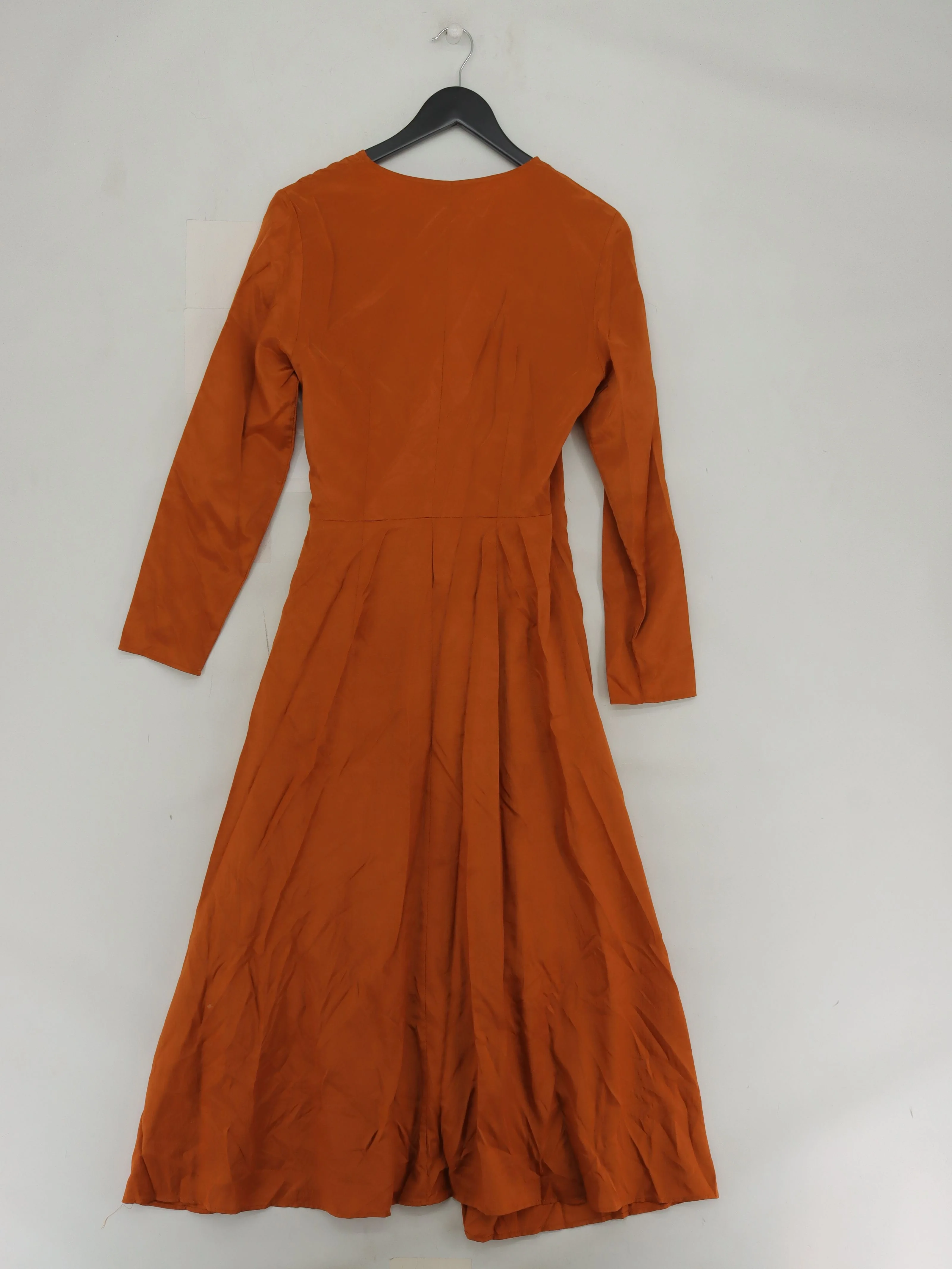 & Other Stories Wrap Midi Dress UK12 in Orange - Image 2