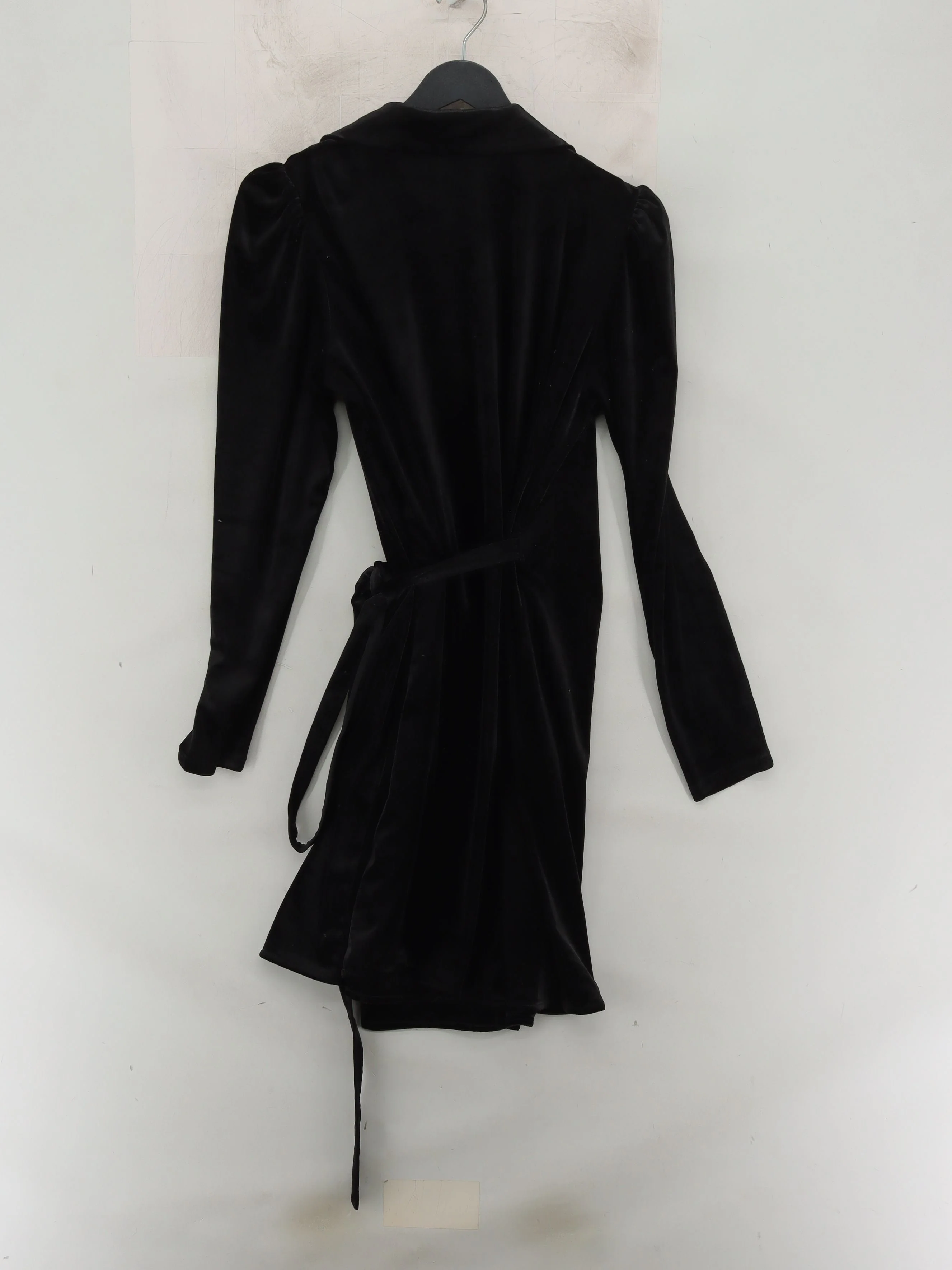 & Other Stories Wrap Mini Dress in Black - Image 2