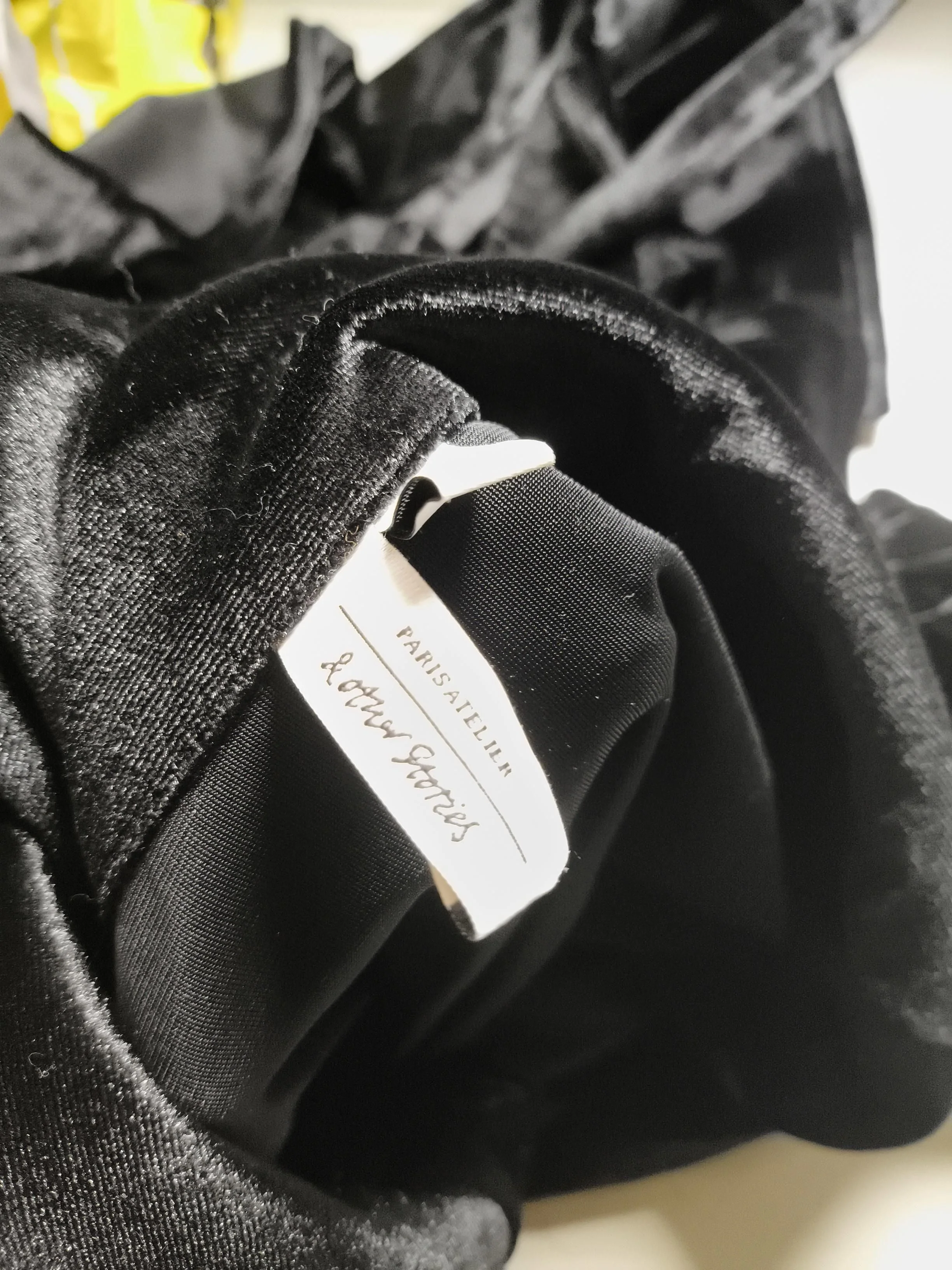 & Other Stories Wrap Mini Dress in Black - Image 5