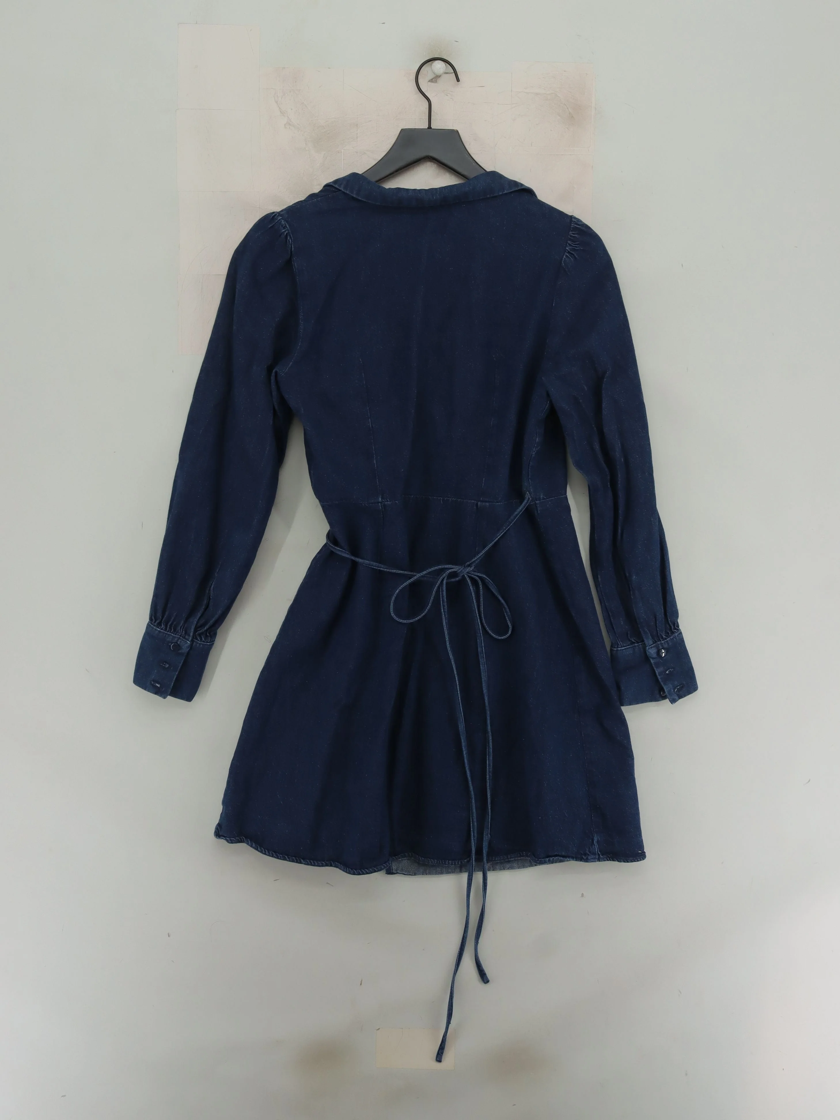 & Other Stories Wrap Mini Dress in Blue - Image 2