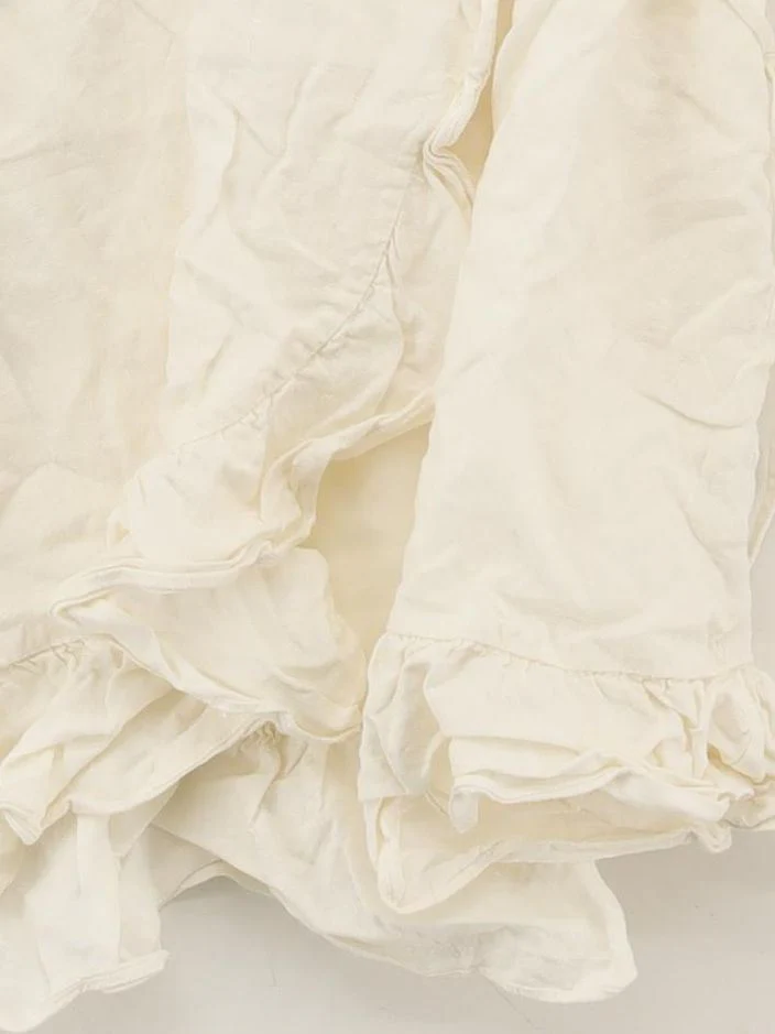 & Other Stories Wrap Mini Dress in Cream - Image 4