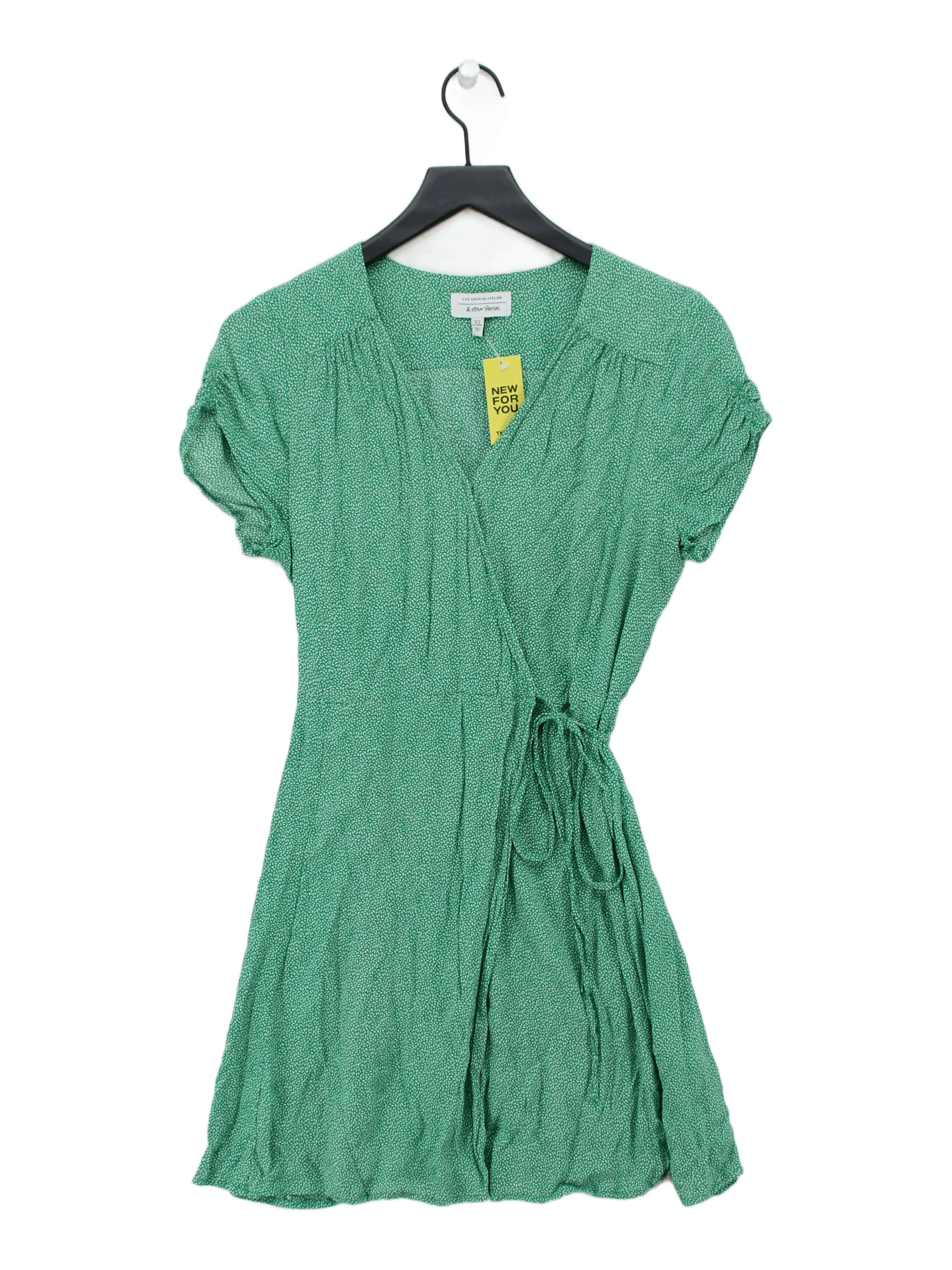 & Other Stories Wrap Mini Dress in Green
