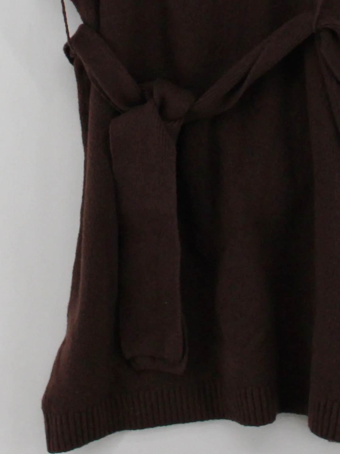 & Other Stories Wrap Mini Dress M in Brown - Image 4