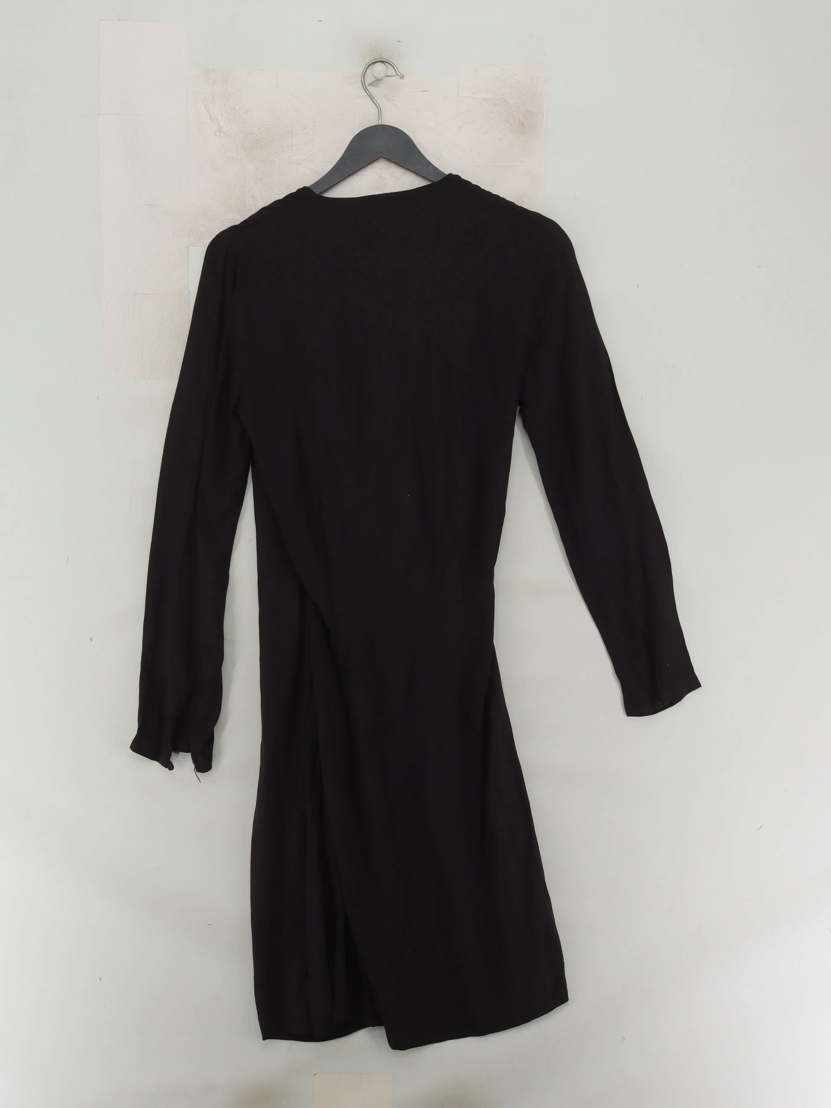 & Other Stories Wrap Mini Dress UK8 in Black - Image 2
