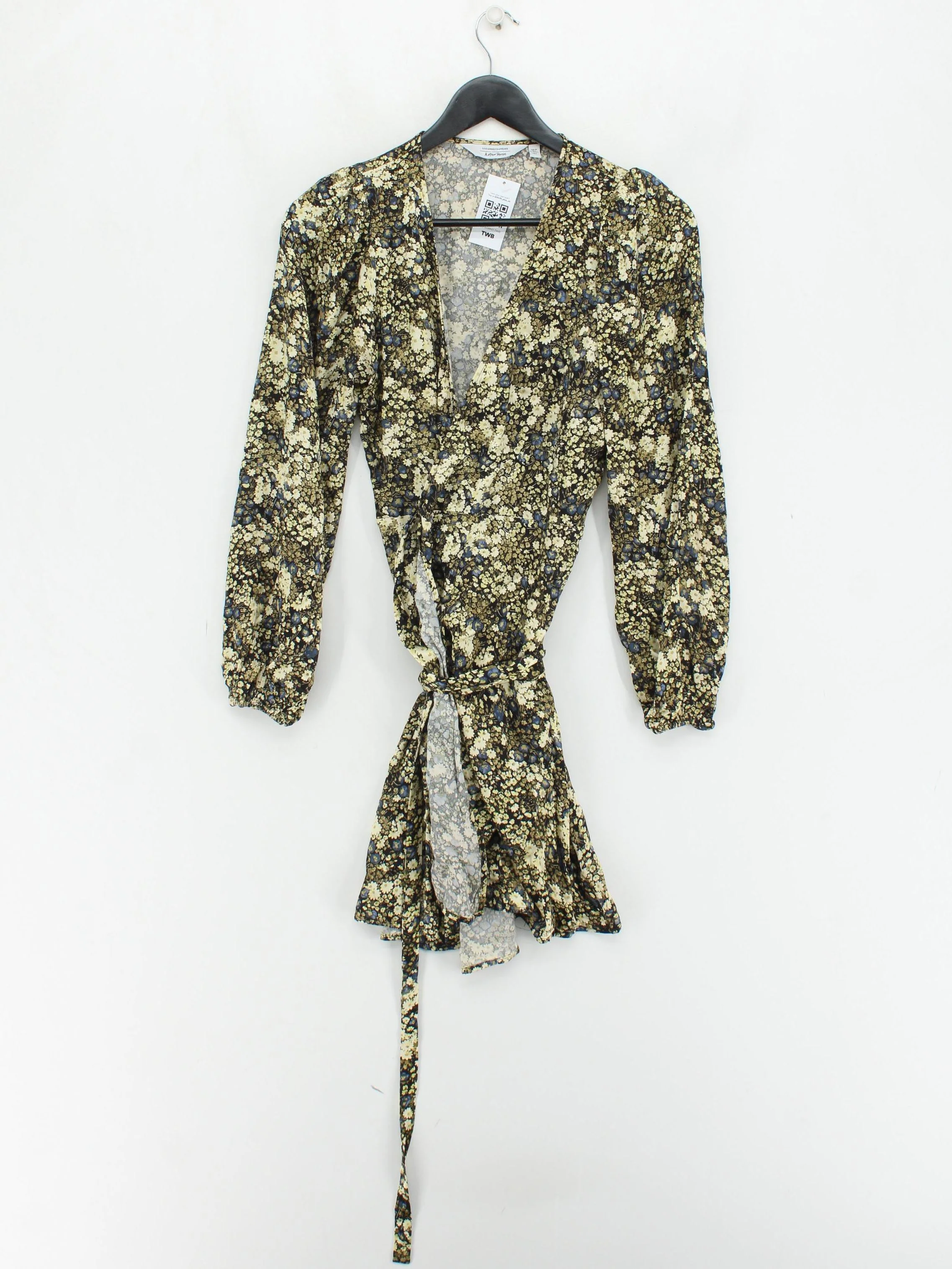 & Other Stories Wrap Mini Dress UK8 in Multi - Image 2