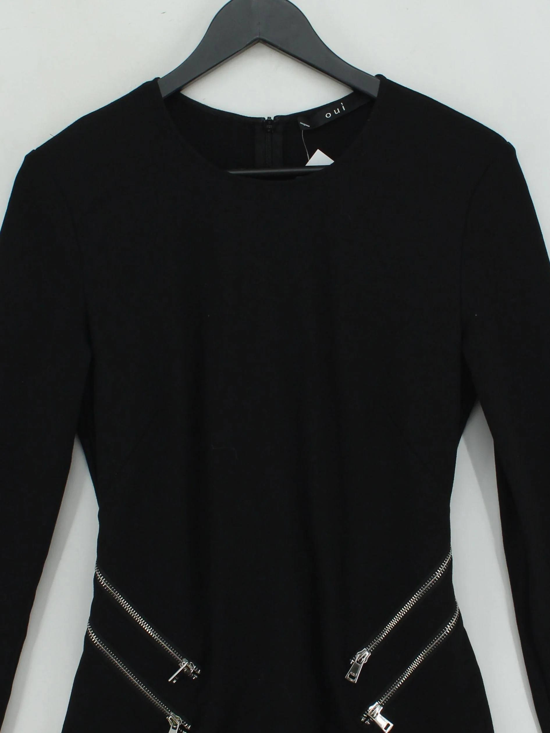 Oui Bodycon Mini Dress UK12 in Black - Image 3
