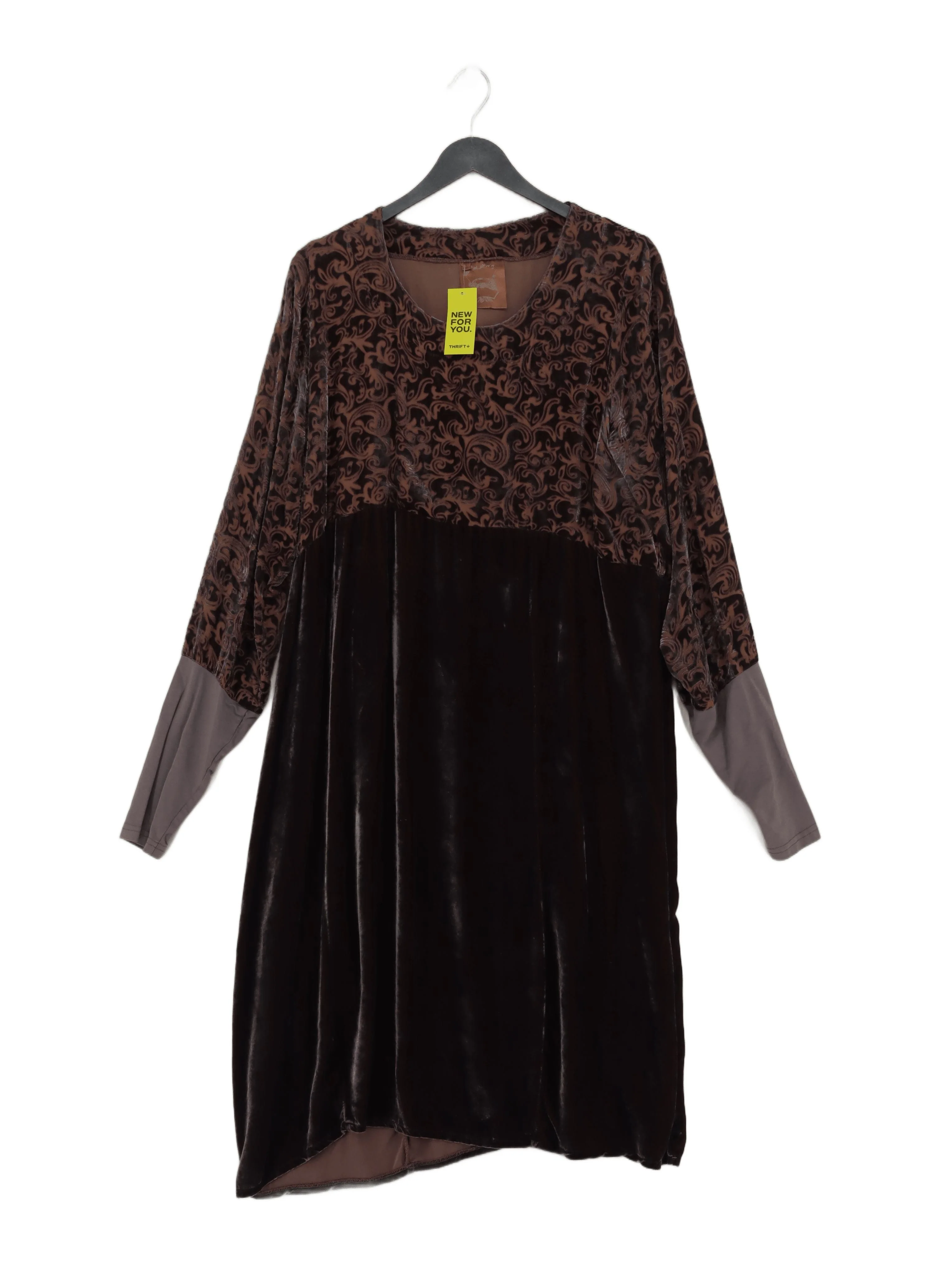 Out of Xile Jumper Midi Dress M in Brown