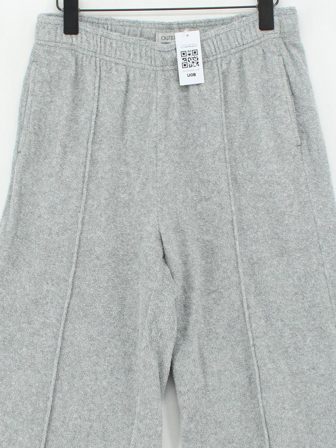 OuterKnown Women's Sports Bottoms M Grey Cotton with Polyester Sweatpants - Image 3