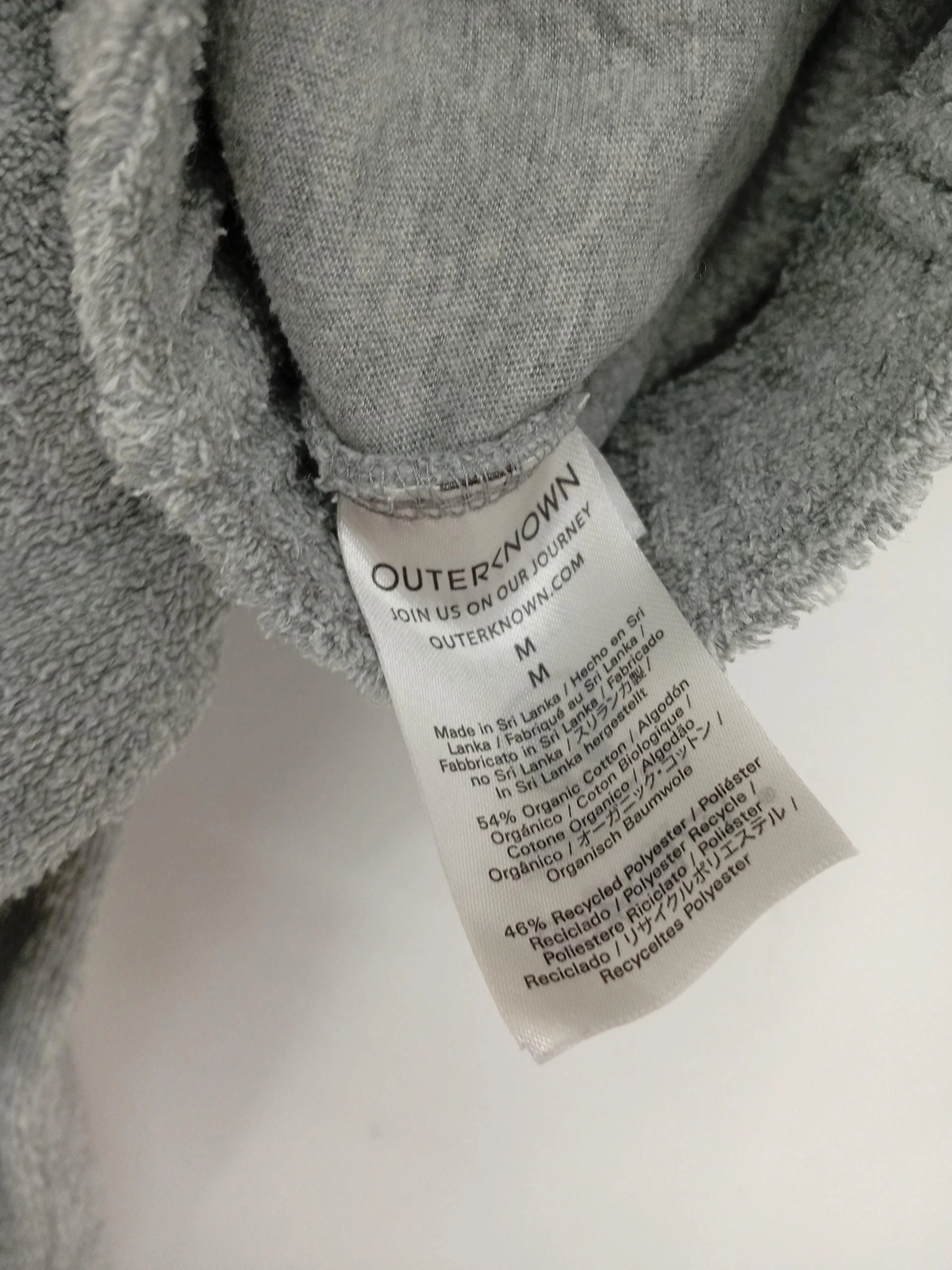 OuterKnown Women's Sports Bottoms M Grey Cotton with Polyester Sweatpants - Image 7