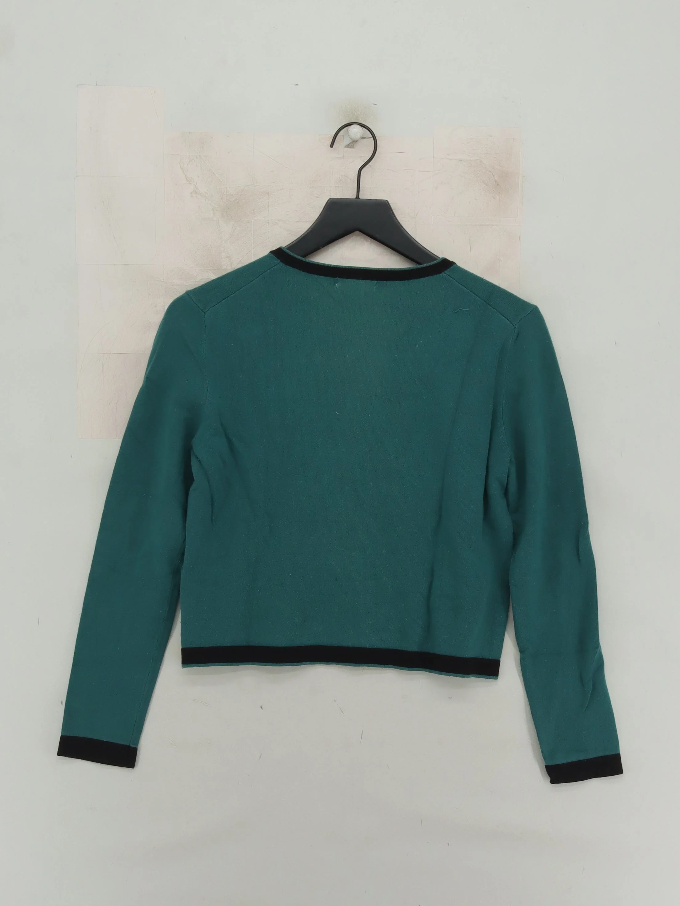 P&Co Women's Cardigan M Green 100% Other Round Neck Cardigan - Image 2
