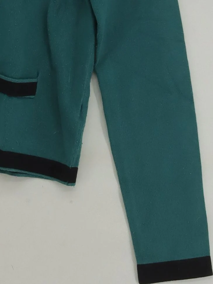 P&Co Women's Cardigan M Green 100% Other Round Neck Cardigan - Image 4