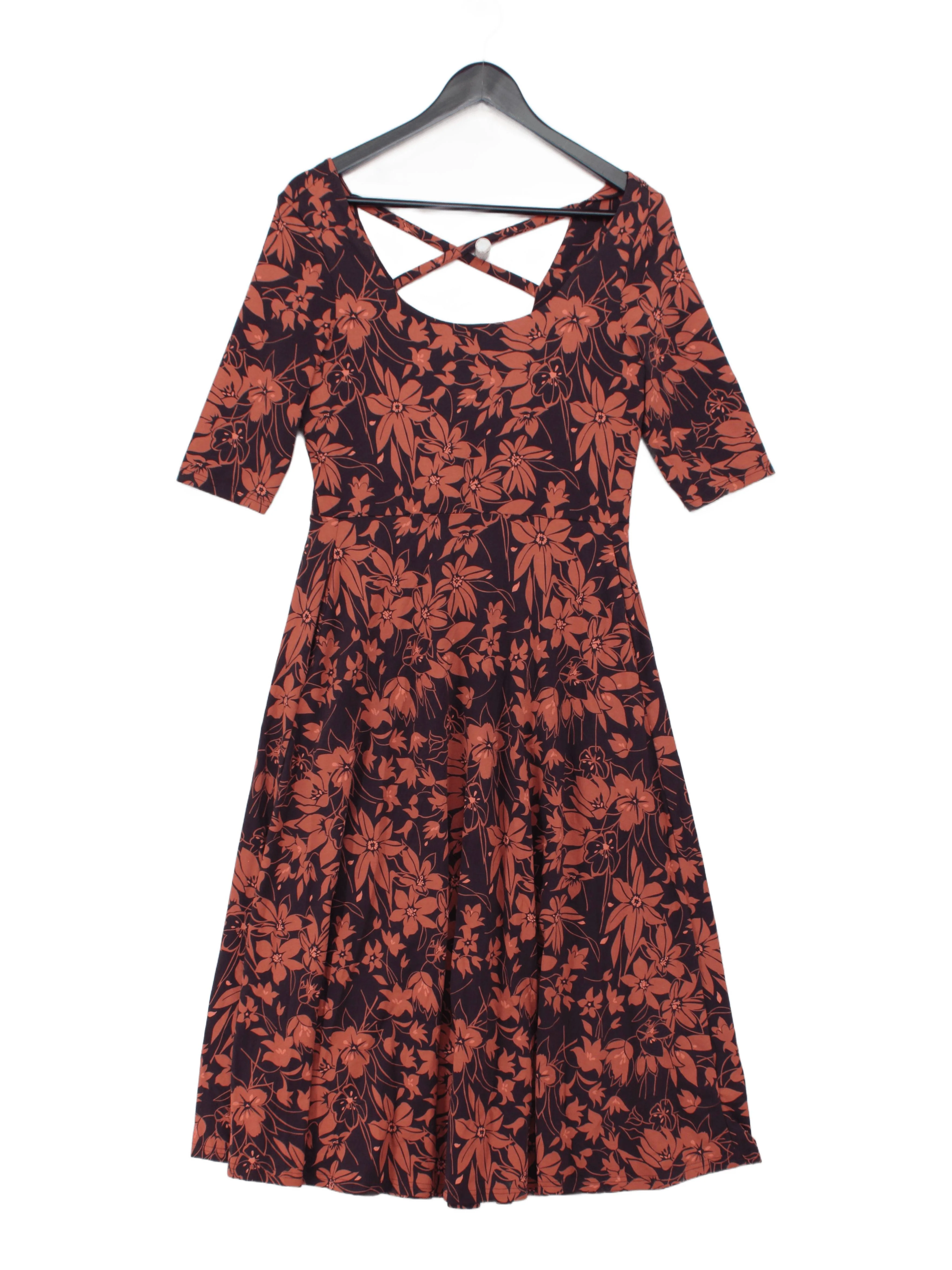 pact A-Line Midi Dress M in Multi