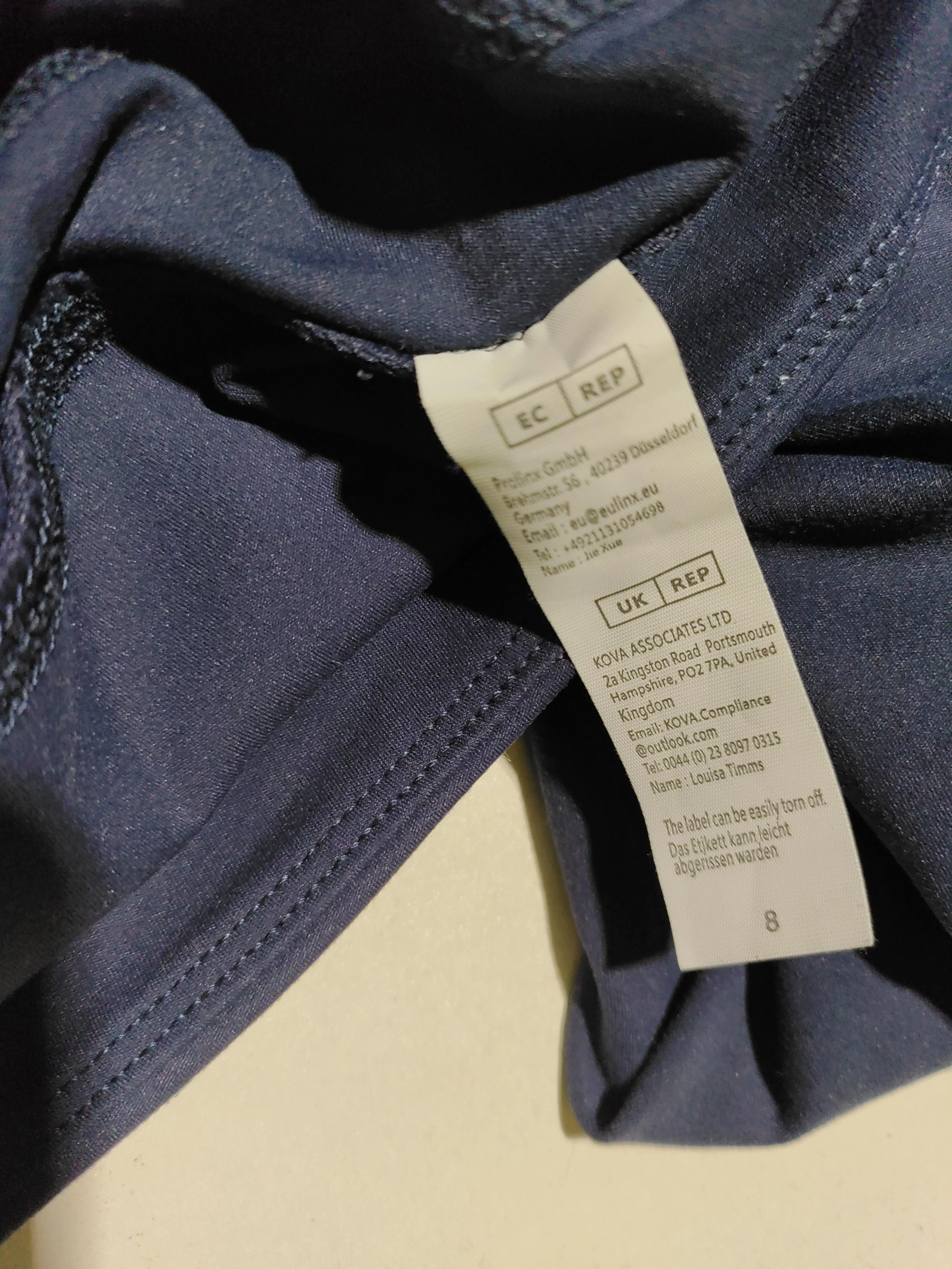 Pact Women's Leggings S Blue 100% Other Full length - Image 6