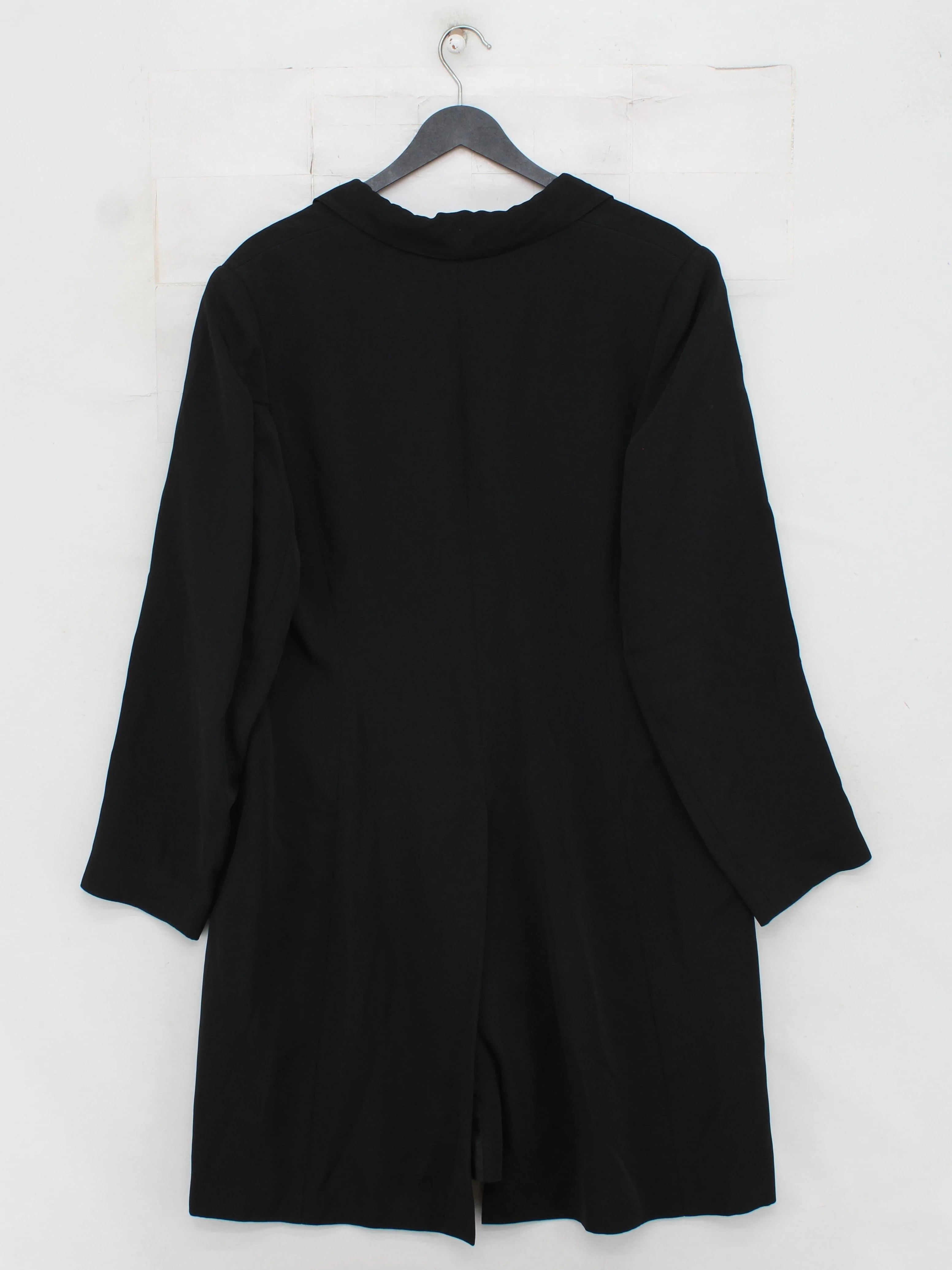 Paddy Campbell Women's Blazer UK 14 Black Viscose with Other Overcoat - Image 2