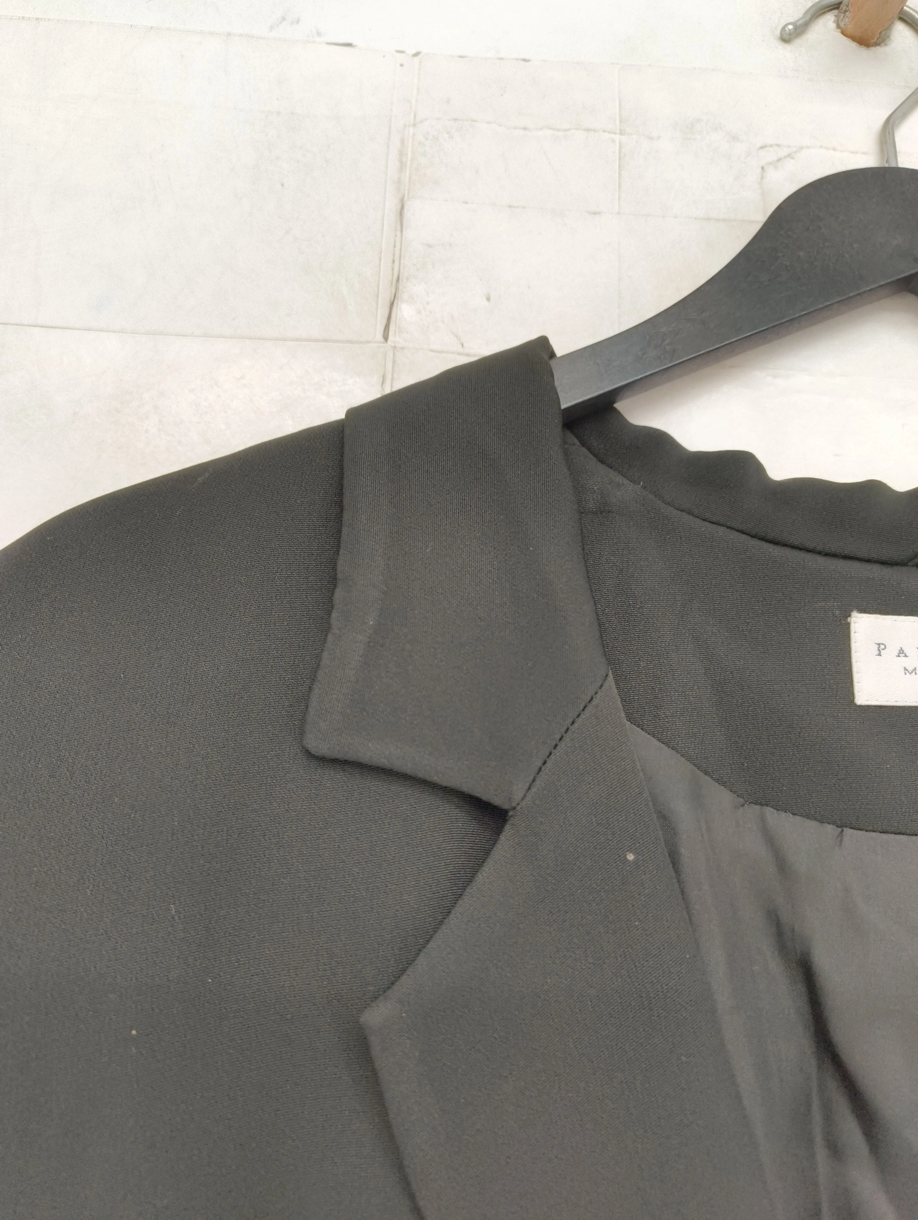 Paddy Campbell Women's Blazer UK 14 Black Viscose with Other Overcoat - Image 6