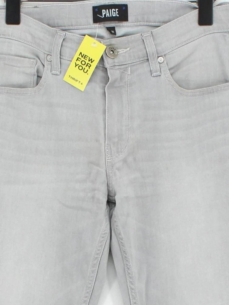 Paige Men's Jeans W 30 in Grey Rayon with Cotton, Polyester, Spandex Skinny - Image 3