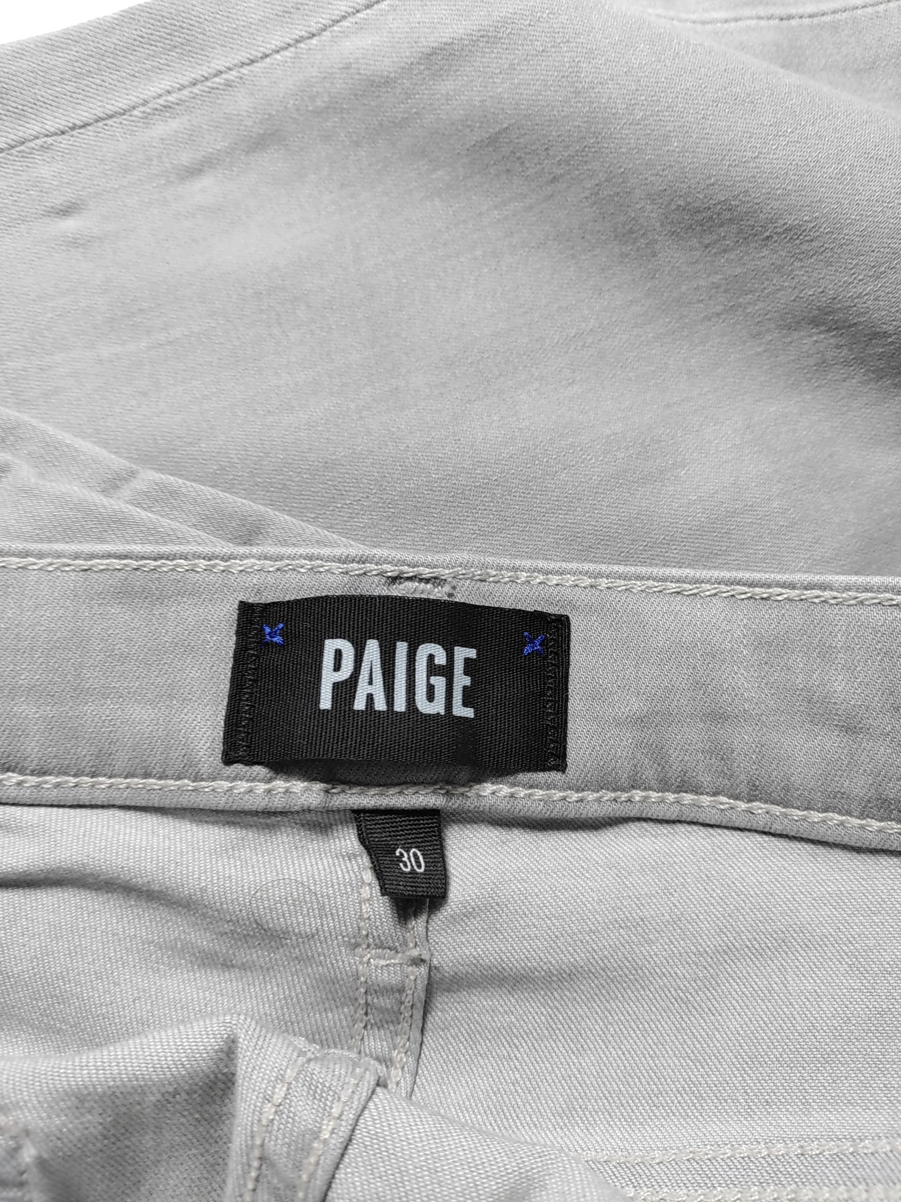 Paige Men's Jeans W 30 in Grey Rayon with Cotton, Polyester, Spandex Skinny - Image 5