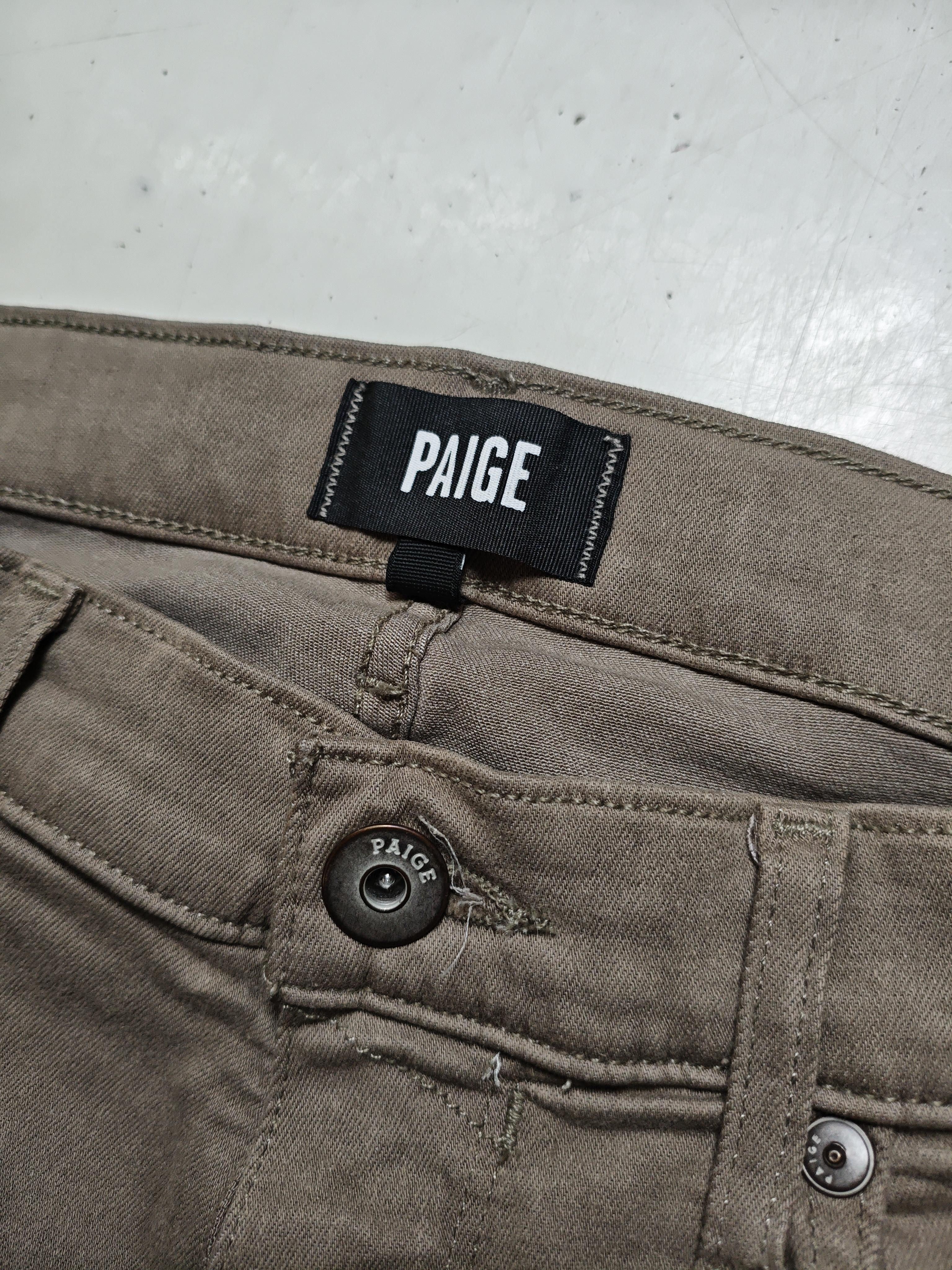 Paige Men's Trousers W 30 in Tan Rayon with Cotton, Polyester, Spandex Chino - Image 5