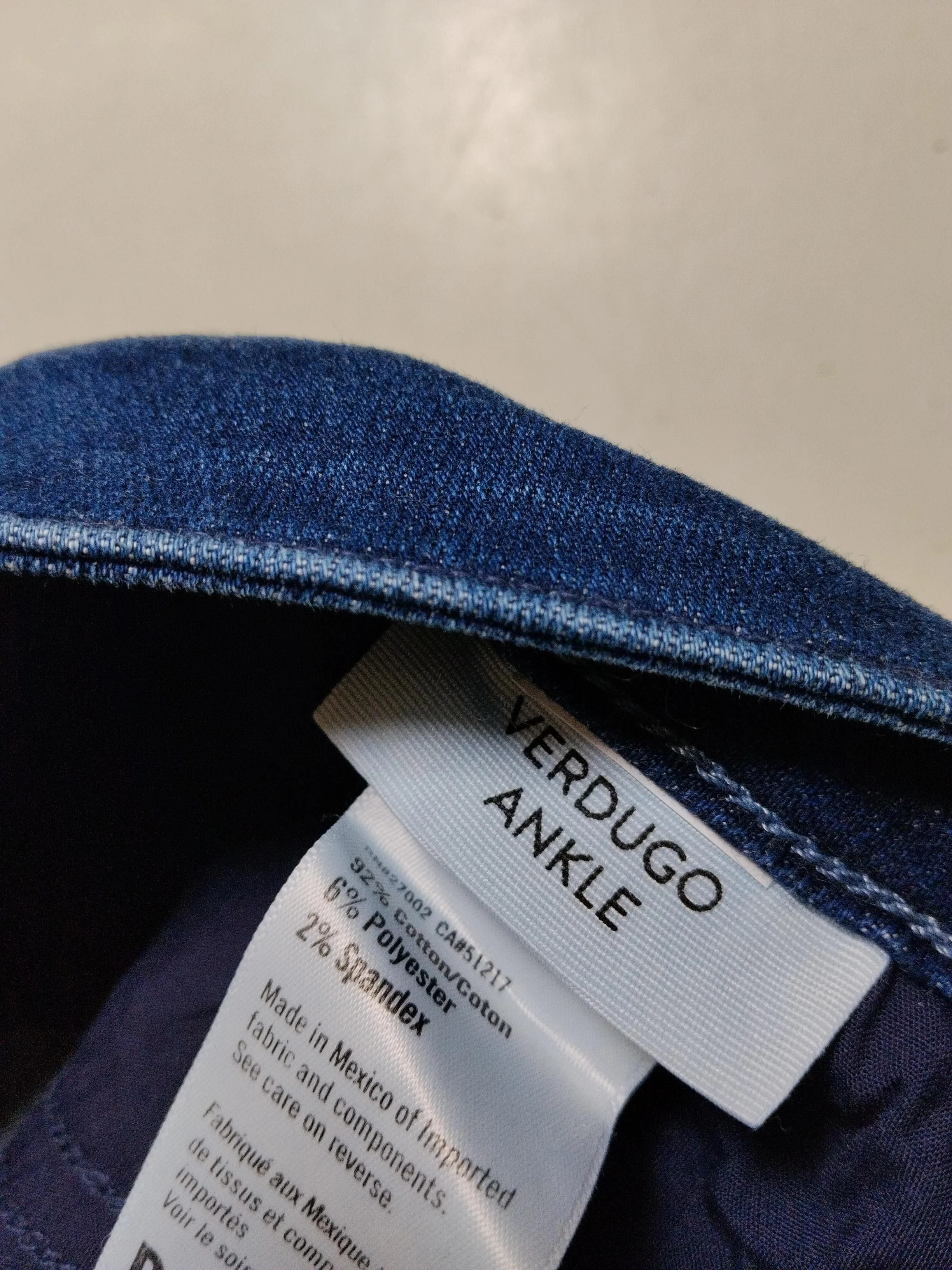 Paige Women's Jeans W 25 in Blue Cotton with Polyester, Spandex Skinny - Image 6