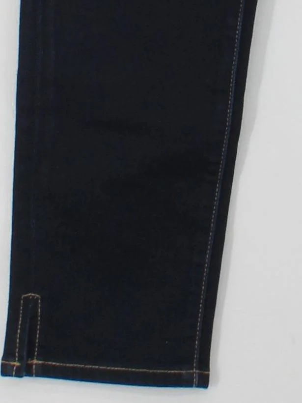 Paige Women's Jeans W 27 in Blue Cotton with Elastane Cropped - Image 4