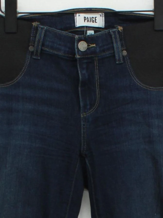 Paige Women's Leggings W 28 in Blue Rayon - Image 3