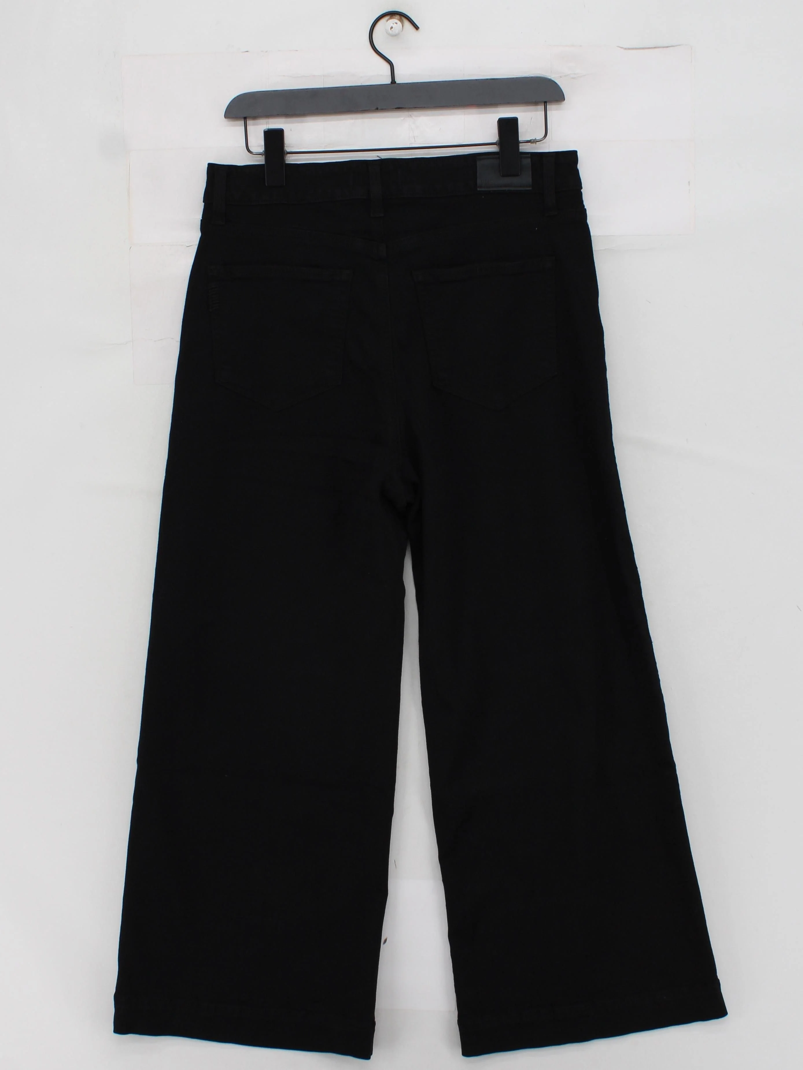 Paige Women's Trousers W 30 in Black Rayon - Image 2