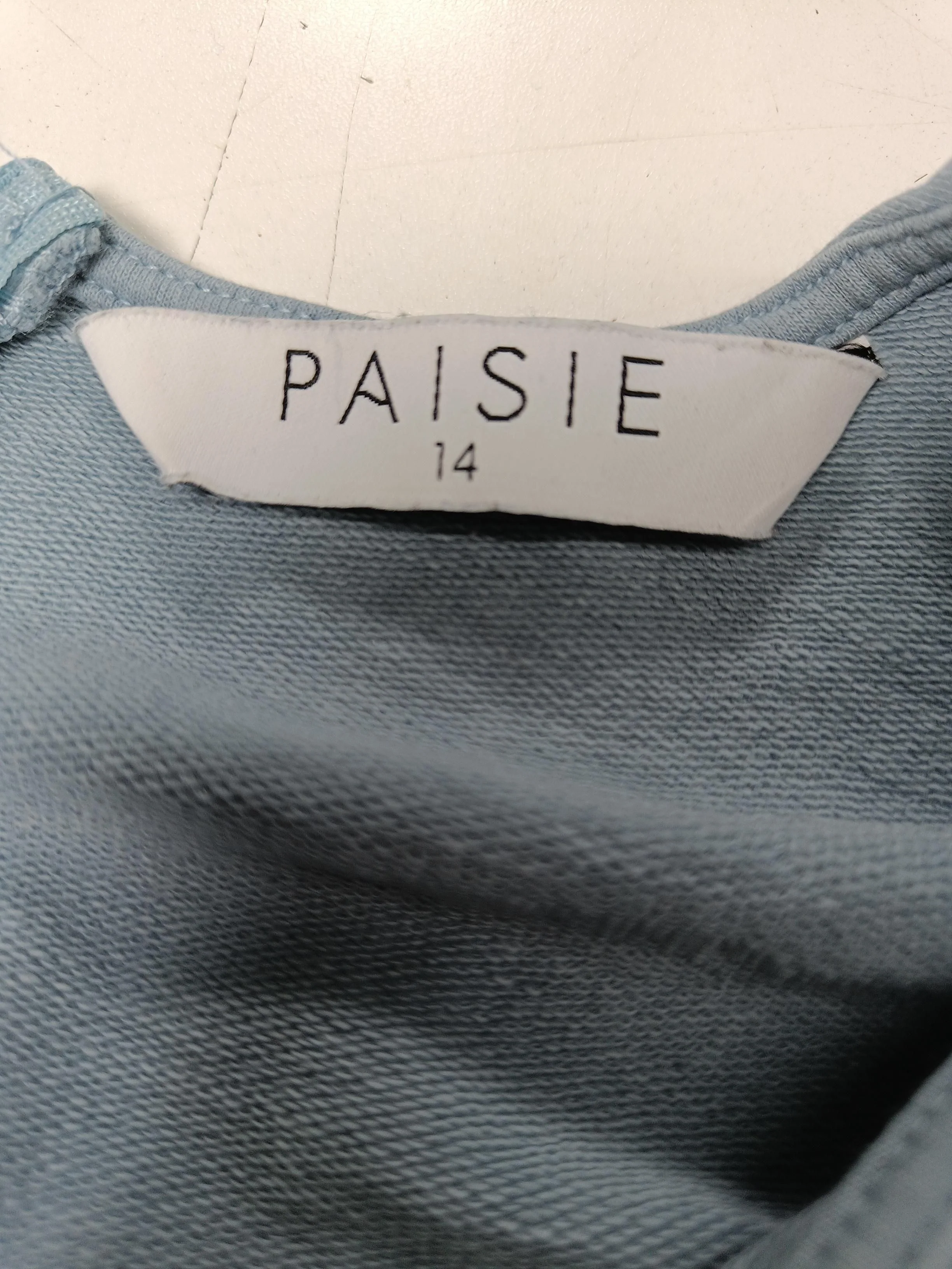 Paisie Shirt Mini Dress UK14 in Blue - Image 5
