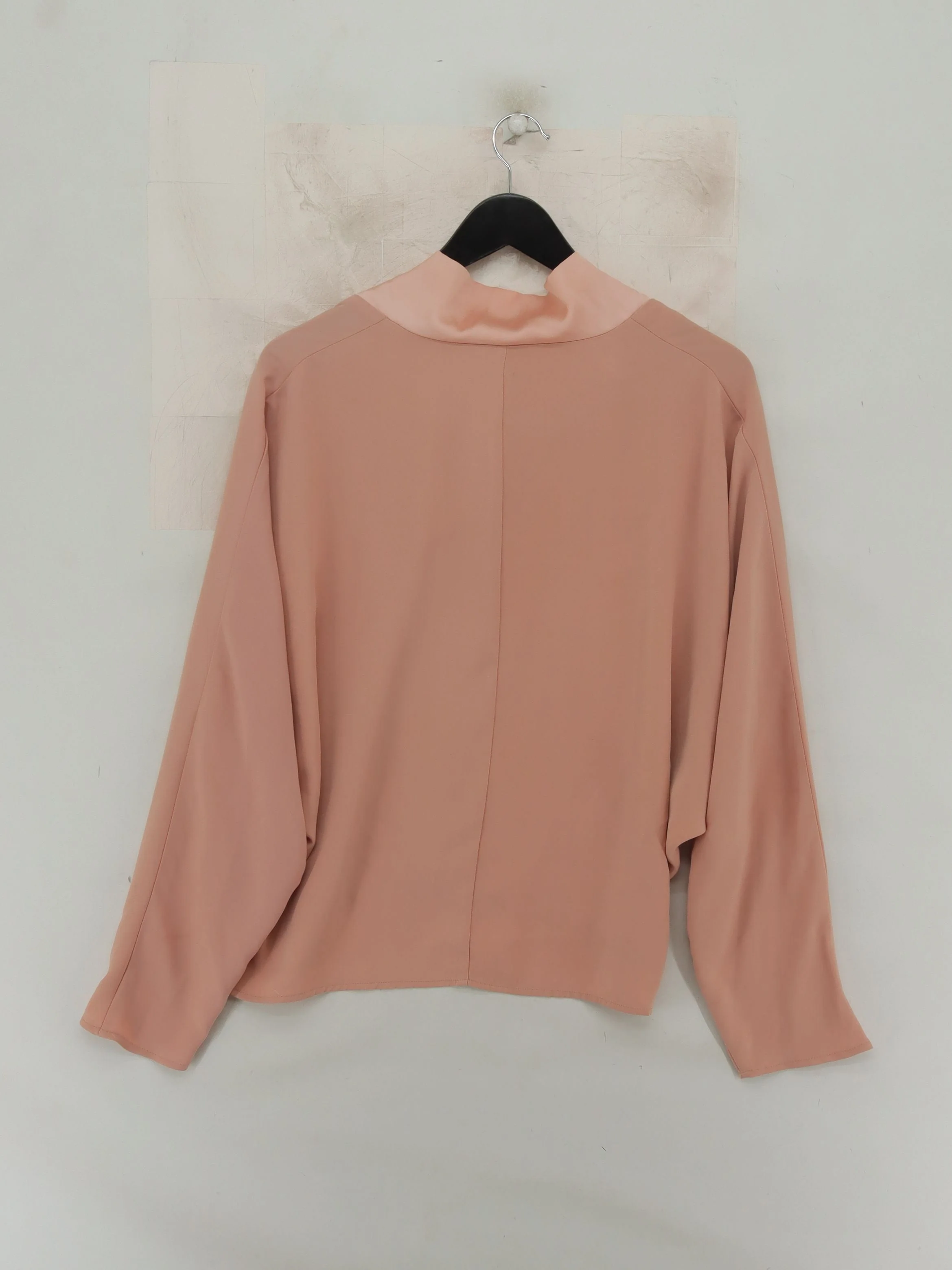 Paisie Women's Blouse UK 10 Pink 100% Polyester Long Sleeve Collared Basic - Image 2