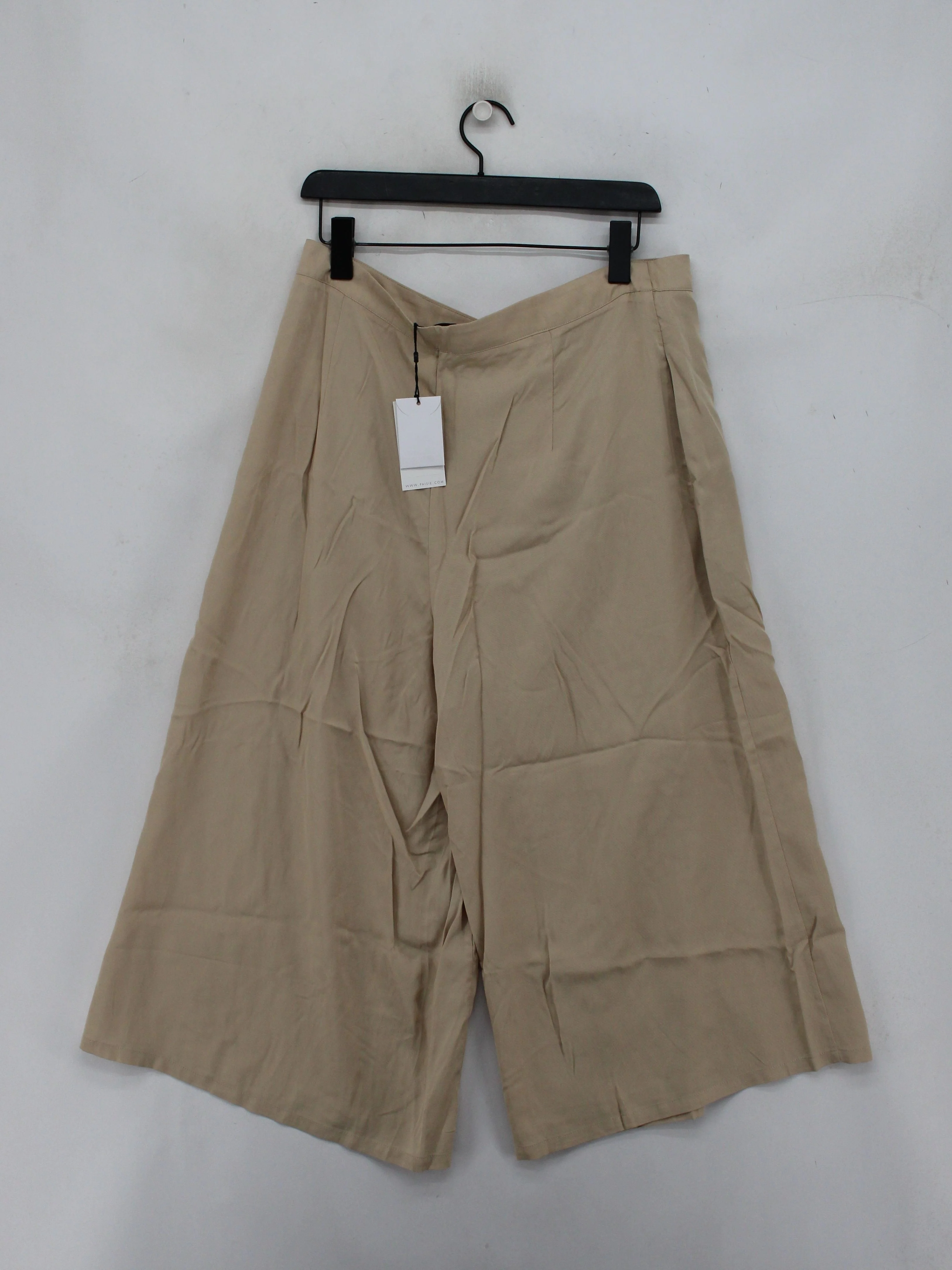Paisie Women's Trousers UK 16 Cream 100% Lyocell Modal Capri New with tags - Image 2