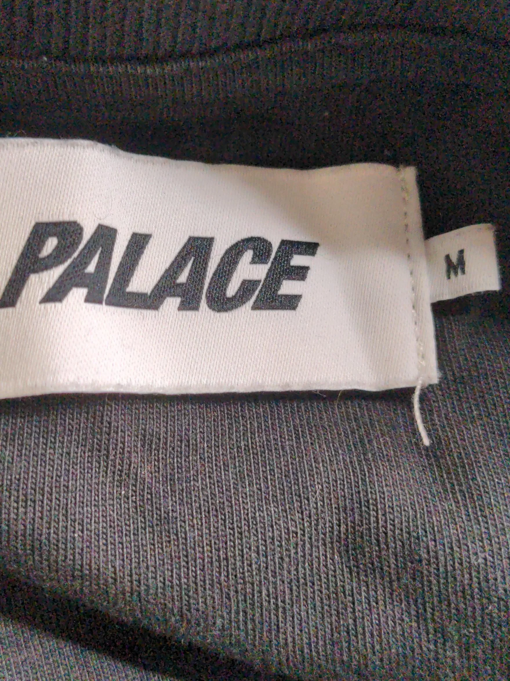 Palace Men's Hoodie M Black 100% Cotton Pullover - Image 5