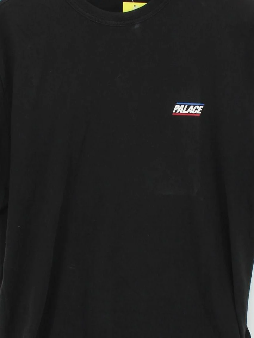 Palace Men's T-Shirt M Black Graphic 100% Cotton Basic - Image 3