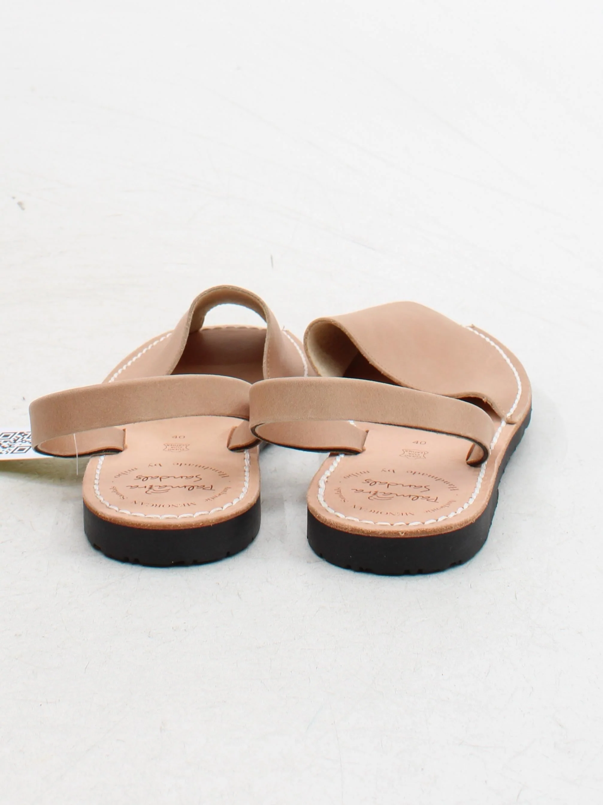 Palmaira Sandals Women's Sandals UK 7 Tan 100% Leather Flat - Image 3