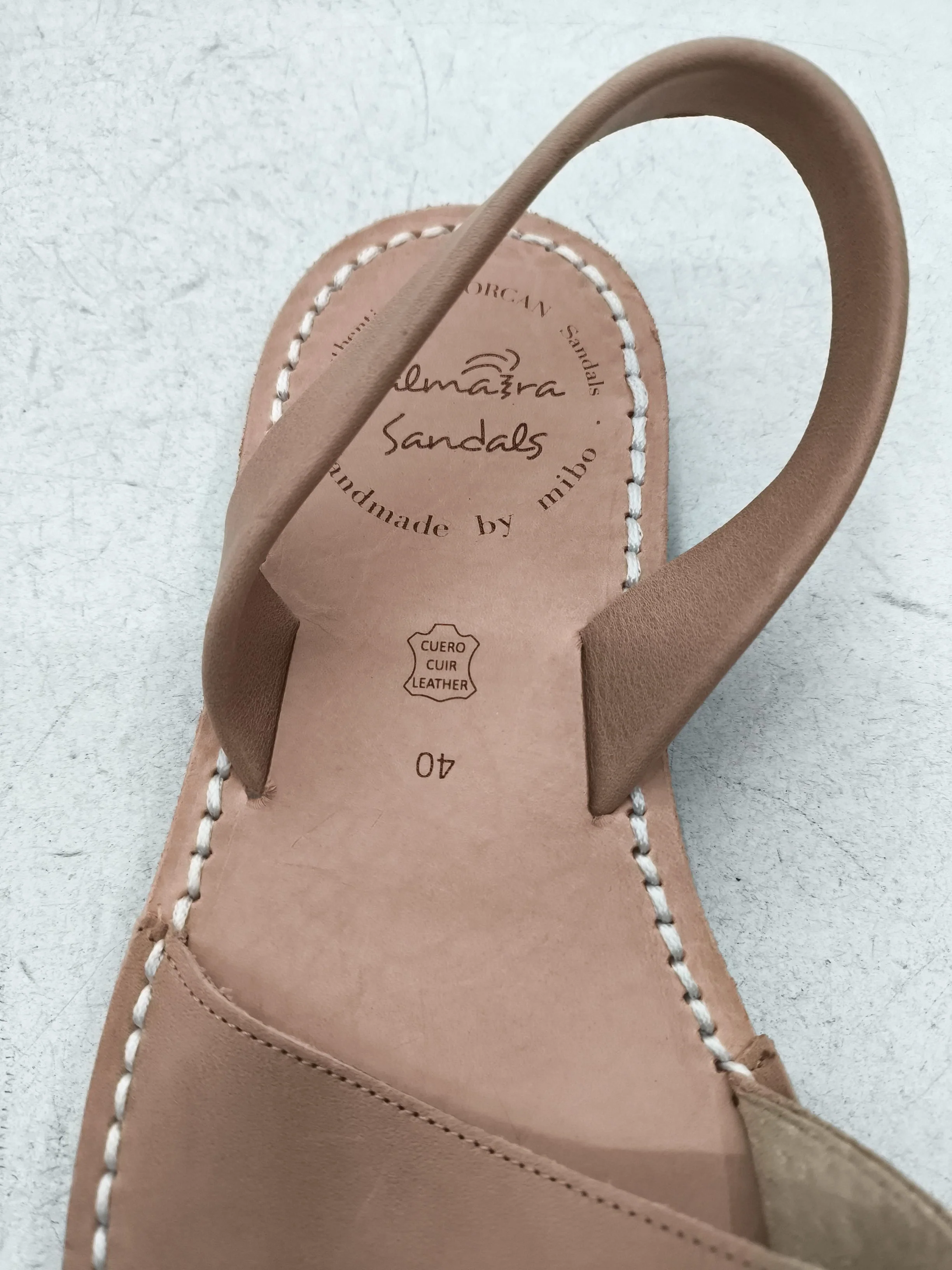 Palmaira Sandals Women's Sandals UK 7 Tan 100% Leather Flat - Image 6