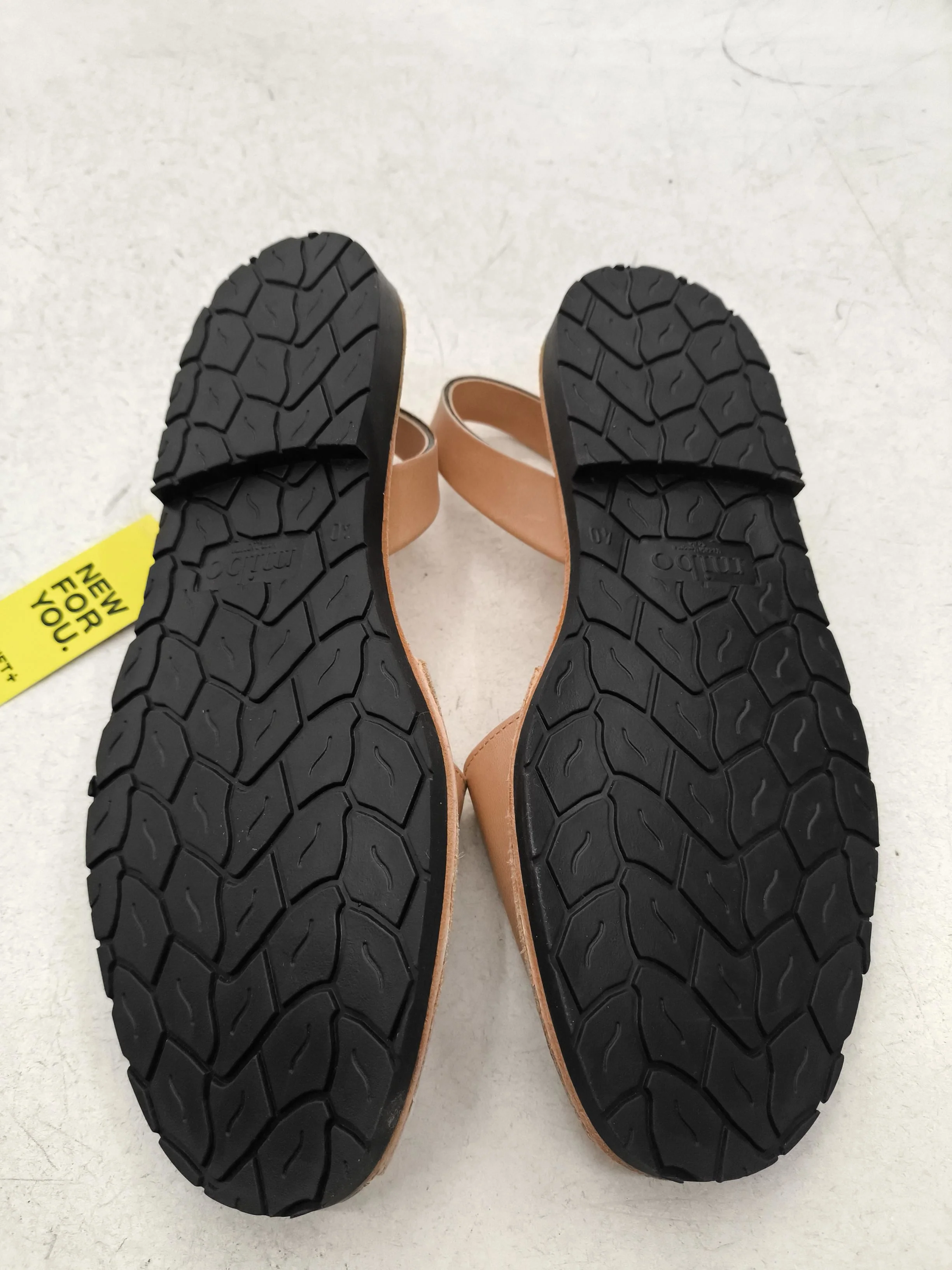 Palmaira Sandals Women's Sandals UK 7 Tan 100% Leather Flat - Image 7