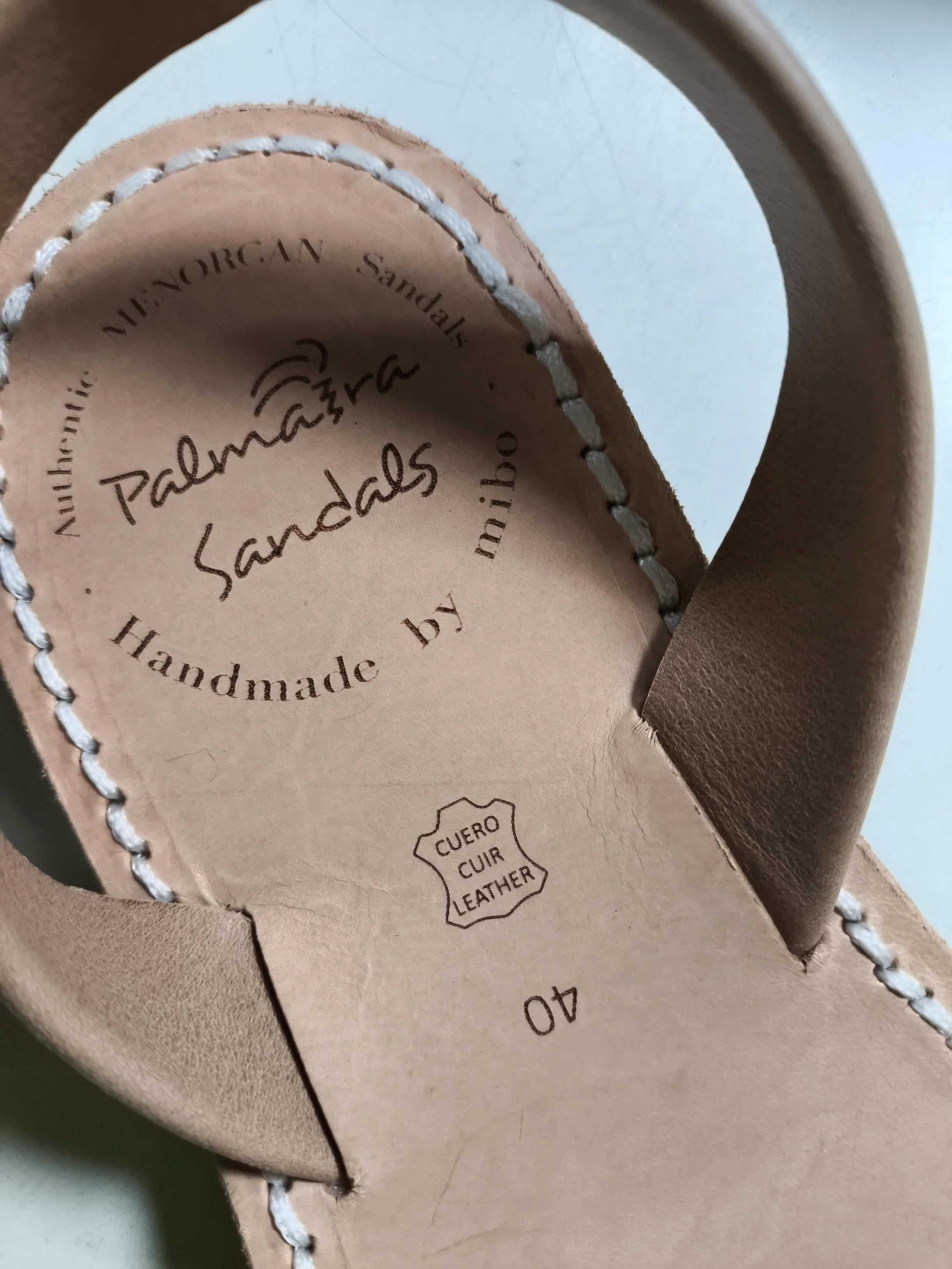 Palmaira Sandals Women's Sandals UK 7 Tan 100% Leather Flat - Image 8