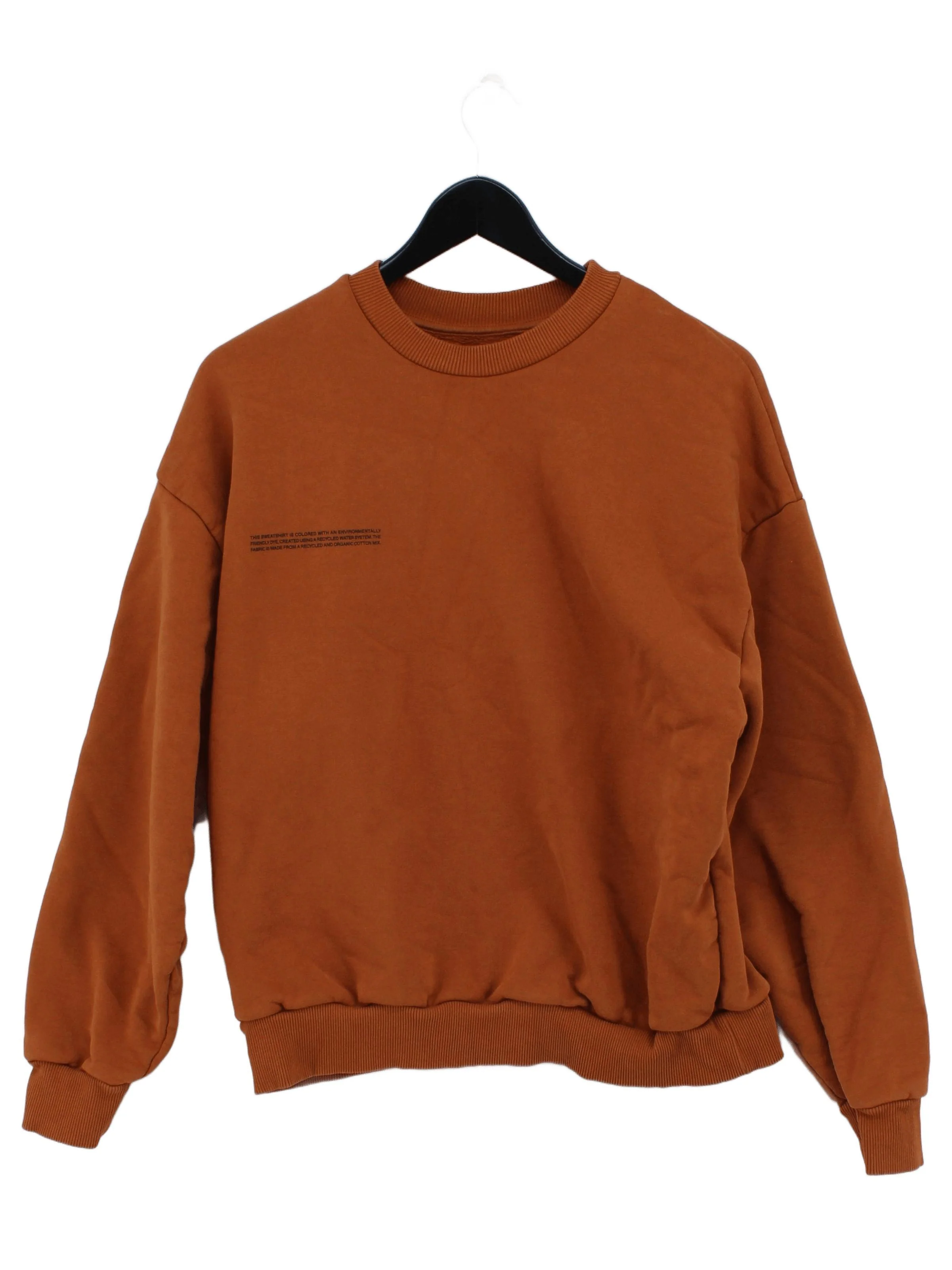 Pangaia Men's Hoodie L Tan 100% Cotton Pullover